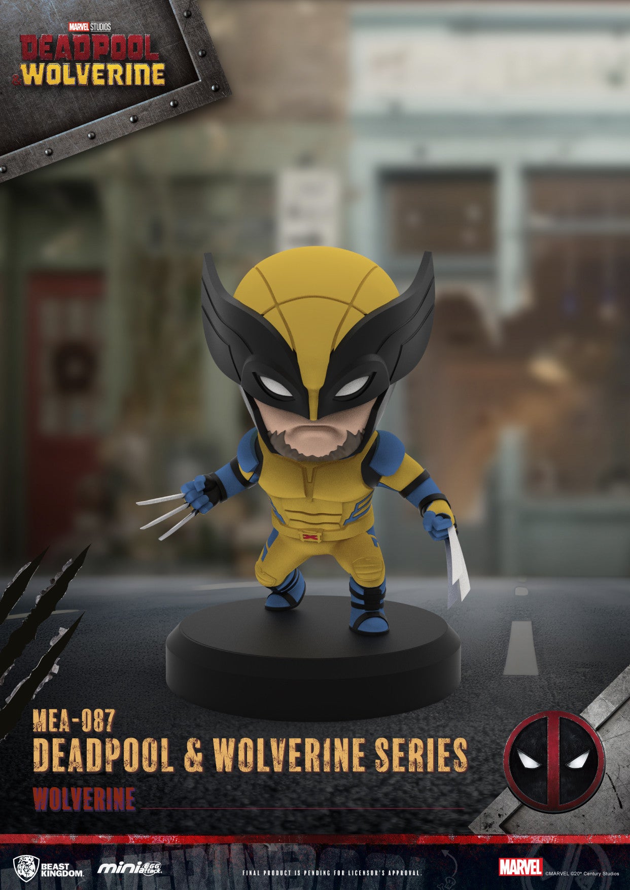 Beast Kingdom Mini Egg Attack Deadpool & Wolverine Series Set (6 in the Assortment)