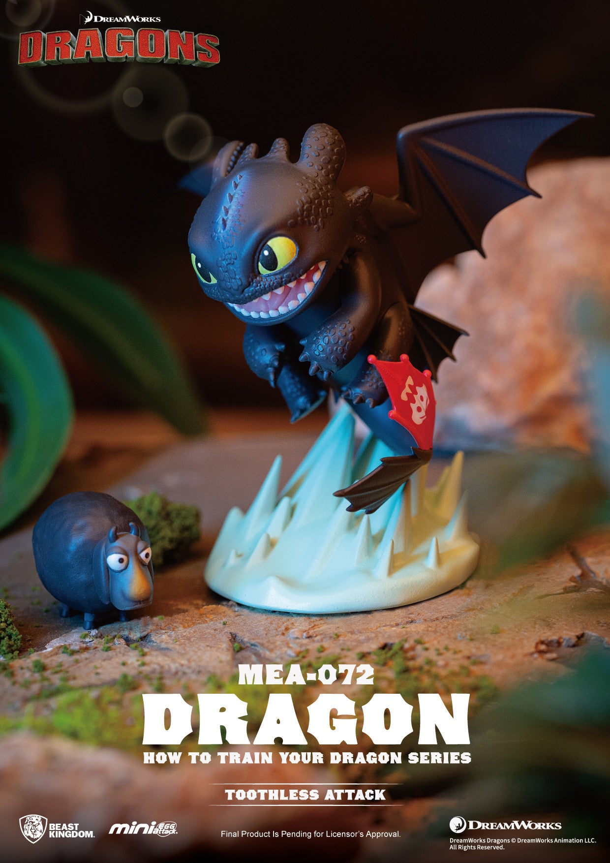 Beast Kingdom Mini Egg Attack How to Train Your Dragon Series Blind Box Set (6 in the Assortment)