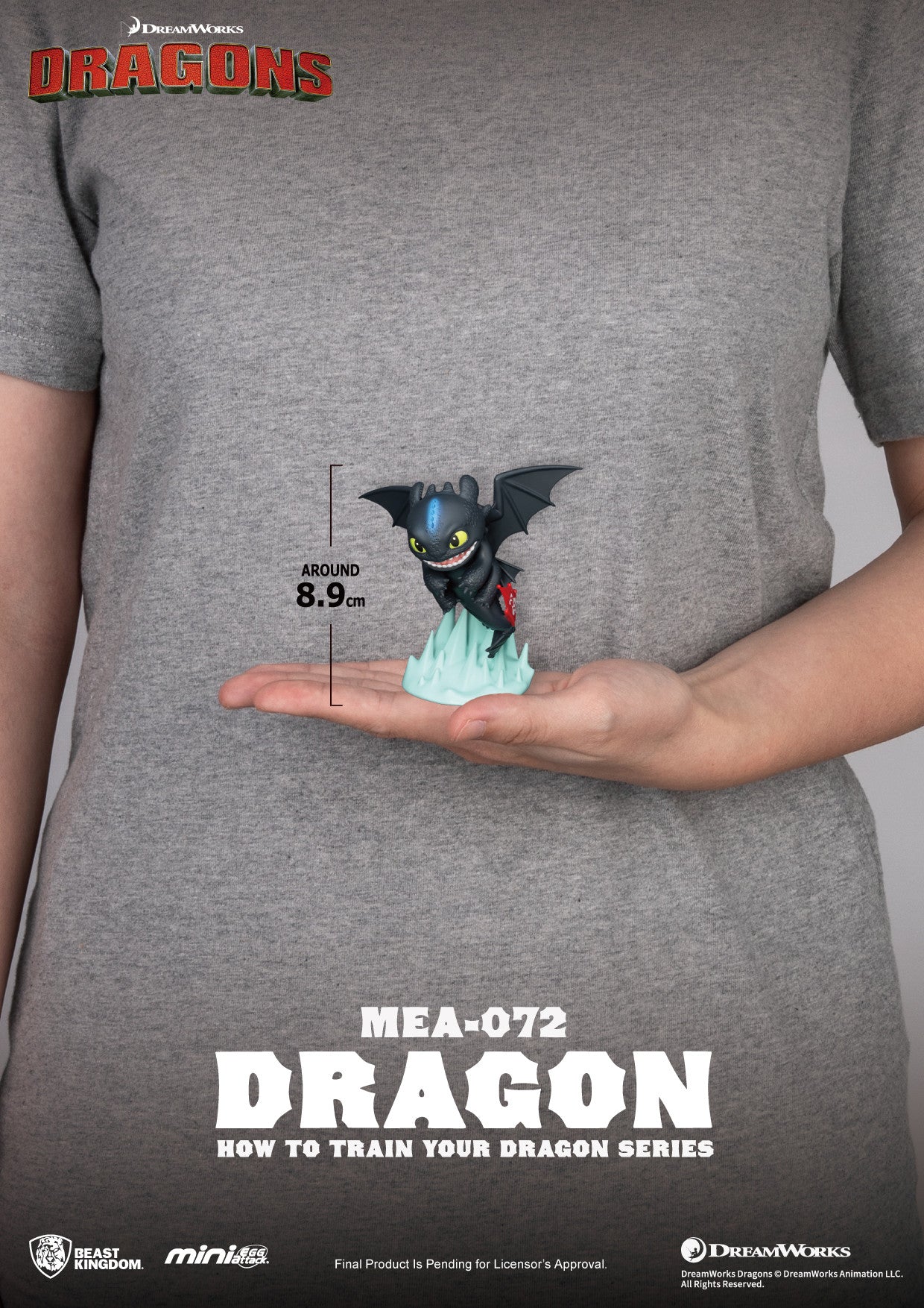 Beast Kingdom Mini Egg Attack How to Train Your Dragon Series Blind Box Set (6 in the Assortment)