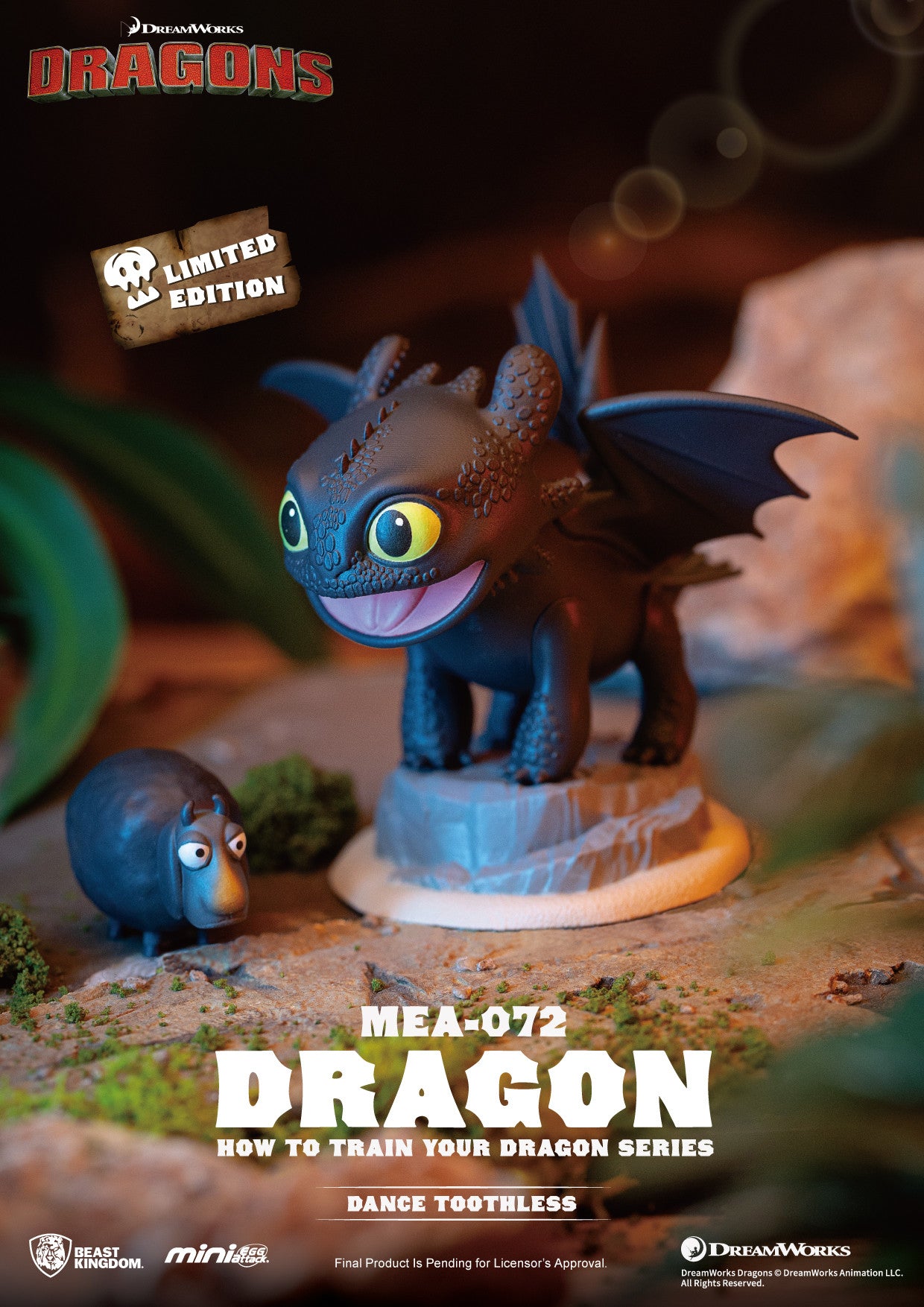 Beast Kingdom Mini Egg Attack How to Train Your Dragon Series Blind Box Set (6 in the Assortment)