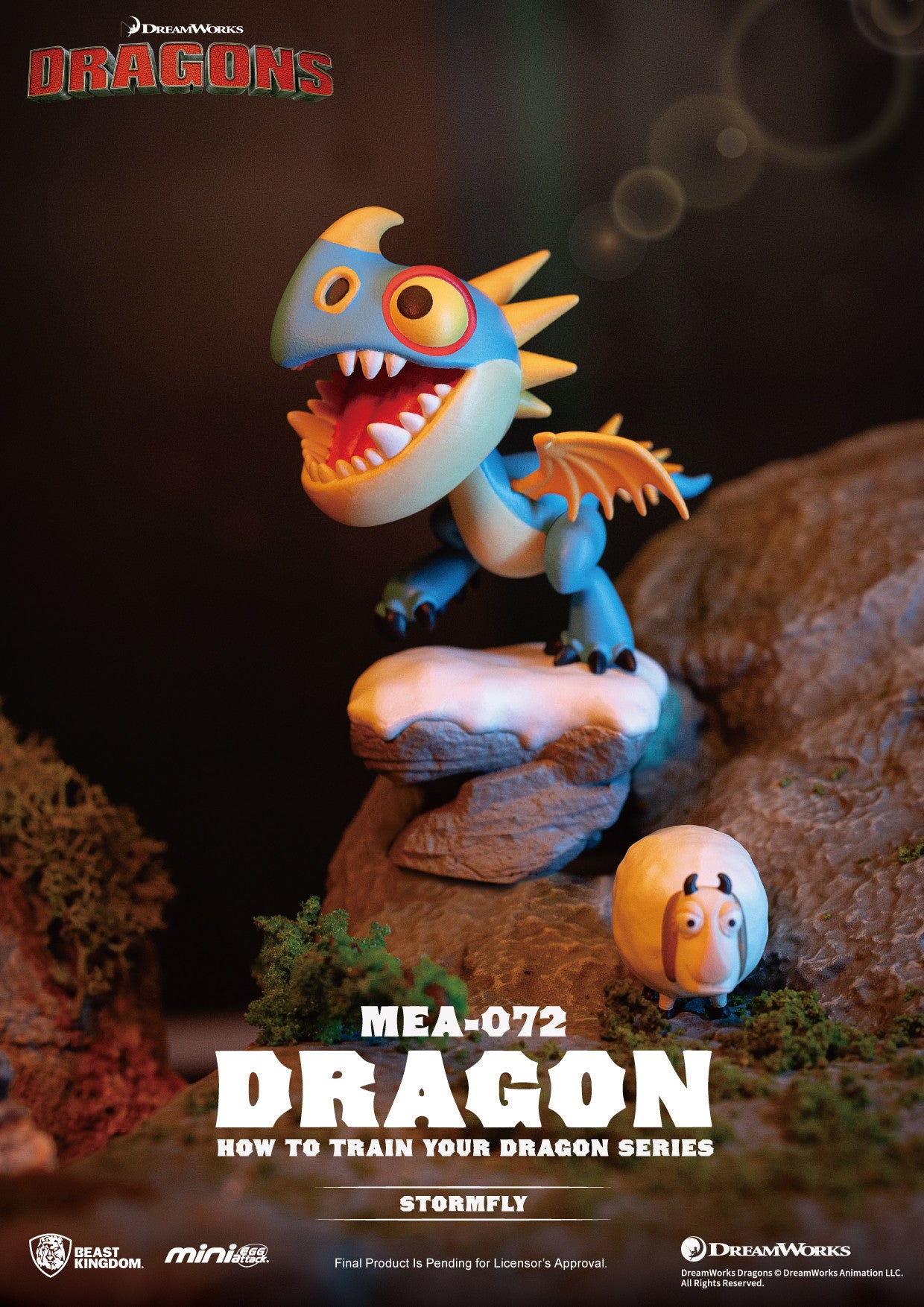 Beast Kingdom Mini Egg Attack How to Train Your Dragon Series Blind Box Set (6 in the Assortment)