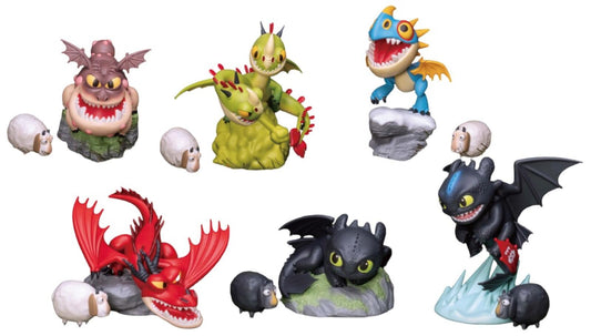 Beast Kingdom Mini Egg Attack How to Train Your Dragon Series Blind Box Set (6 in the Assortment)