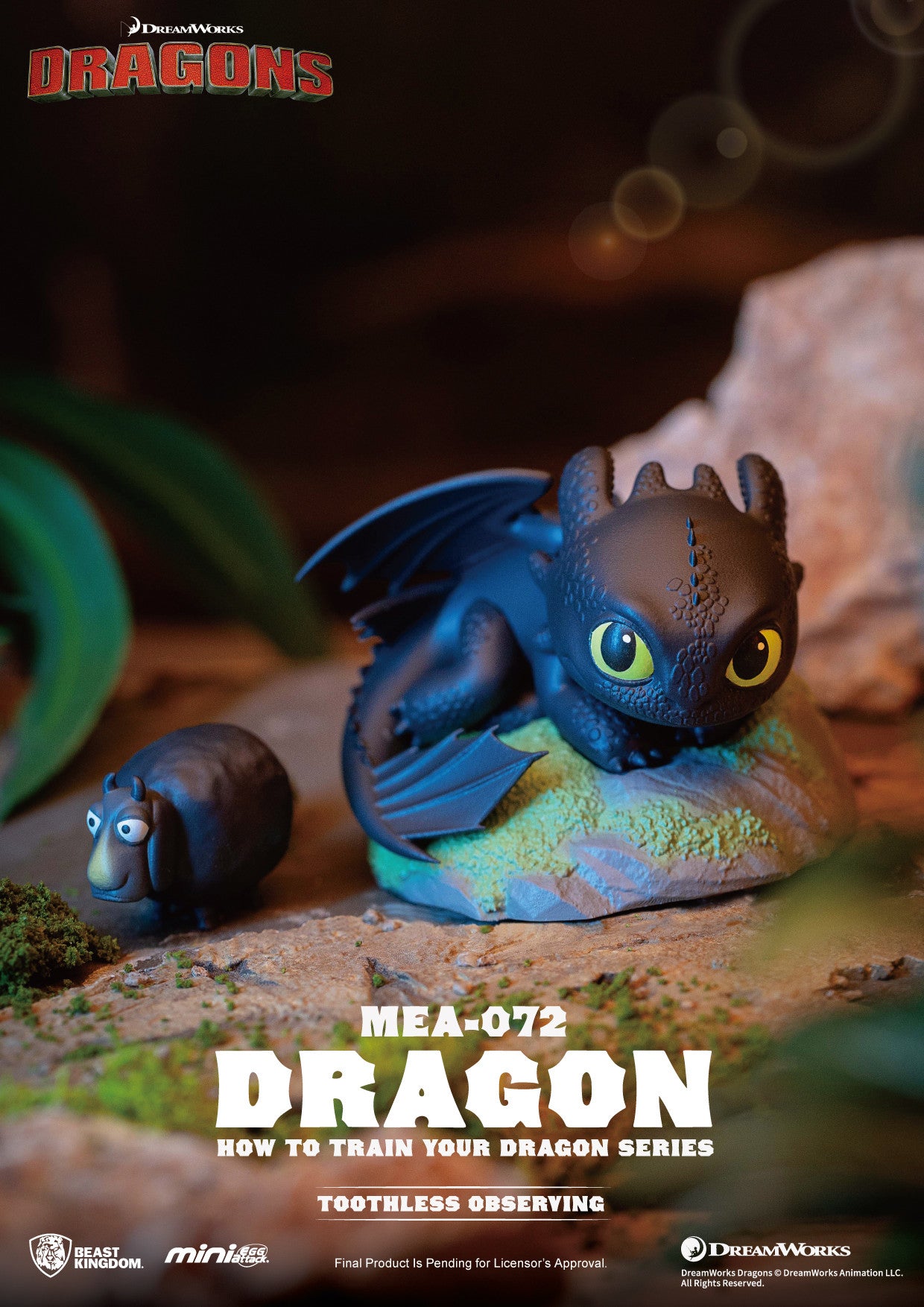 Beast Kingdom Mini Egg Attack How to Train Your Dragon Series Blind Box Set (6 in the Assortment)