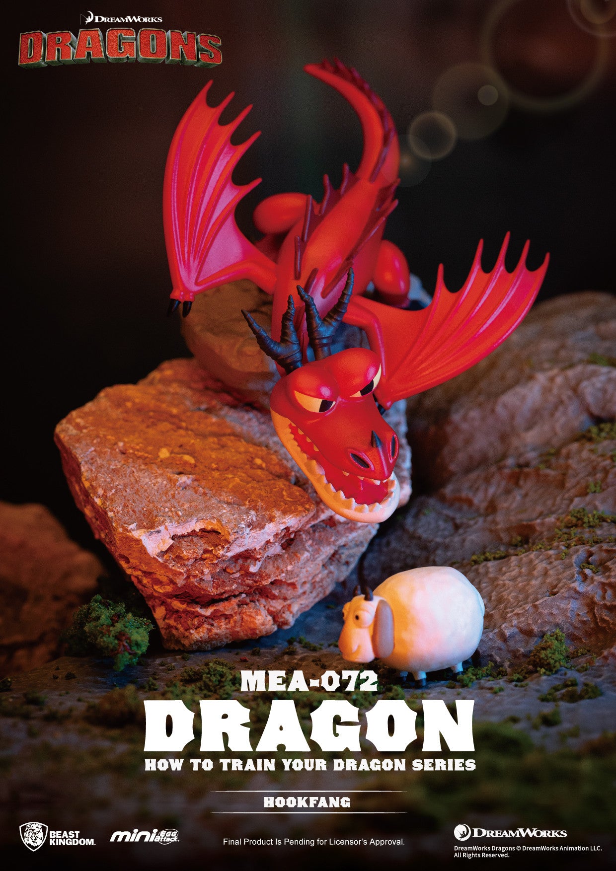 Beast Kingdom Mini Egg Attack How to Train Your Dragon Series Blind Box Set (6 in the Assortment)