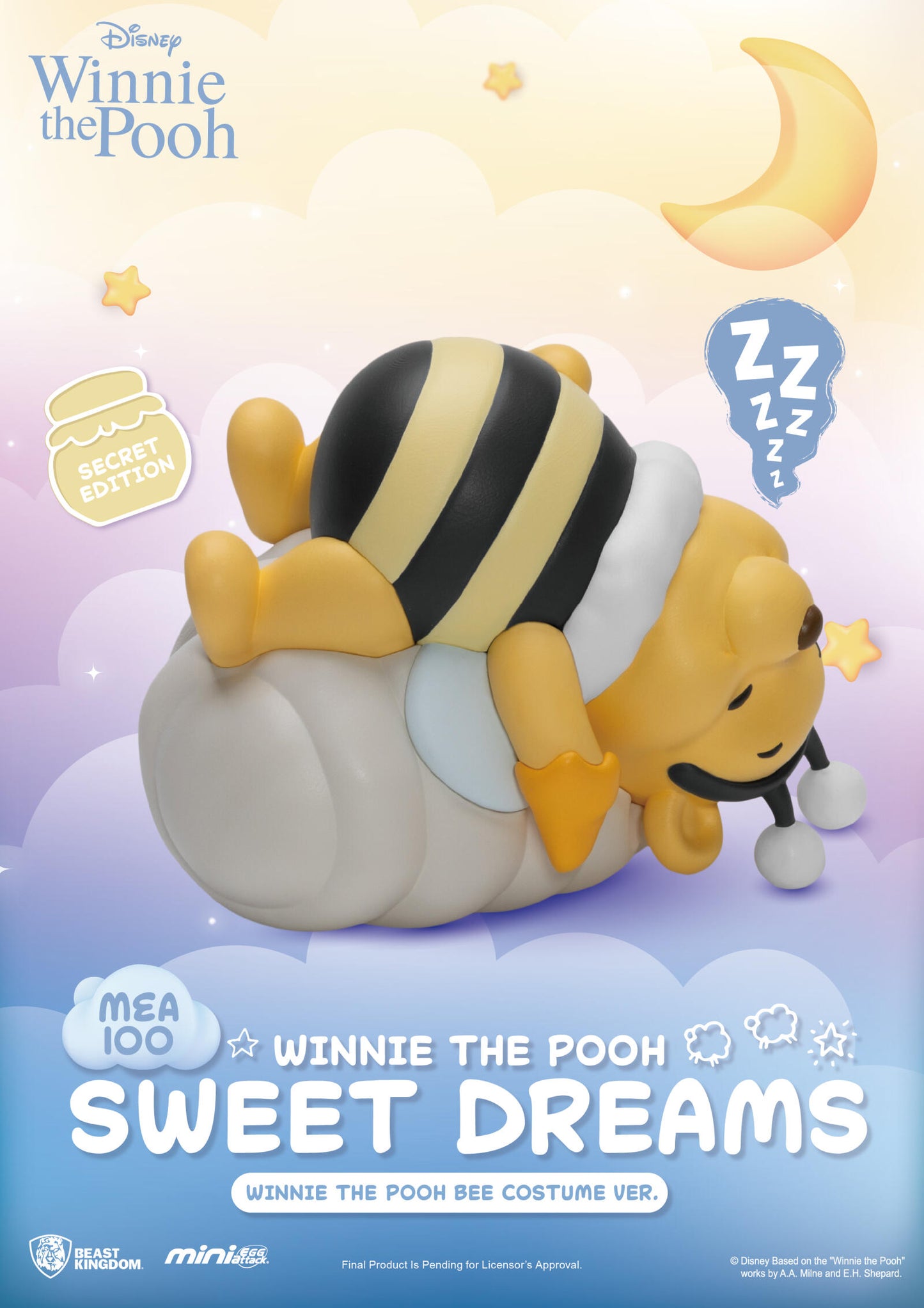Beast Kingdom Mini Egg Attack Winnie the Pooh Sweet Dreams Blind Box Set (6 in the Assortment)