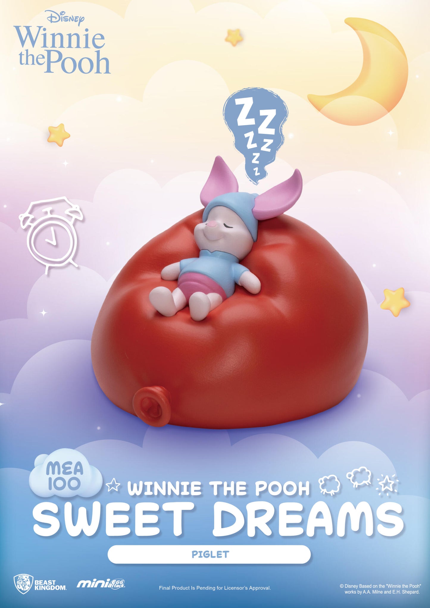 Beast Kingdom Mini Egg Attack Winnie the Pooh Sweet Dreams Blind Box Set (6 in the Assortment)