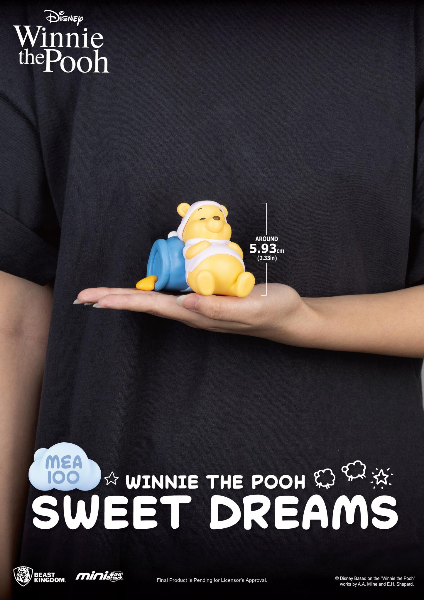 Beast Kingdom Mini Egg Attack Winnie the Pooh Sweet Dreams Blind Box Set (6 in the Assortment)
