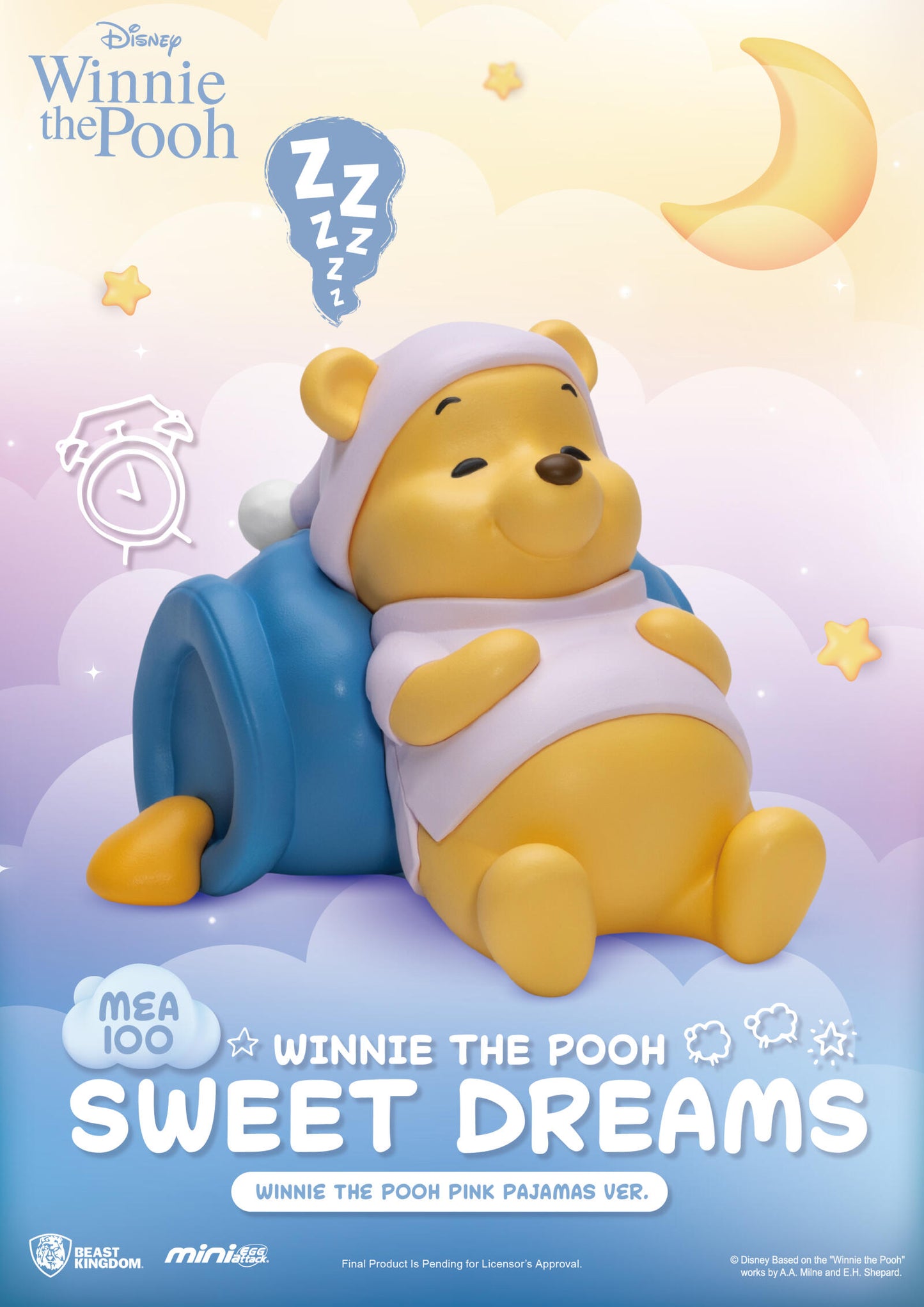 Beast Kingdom Mini Egg Attack Winnie the Pooh Sweet Dreams Blind Box Set (6 in the Assortment)