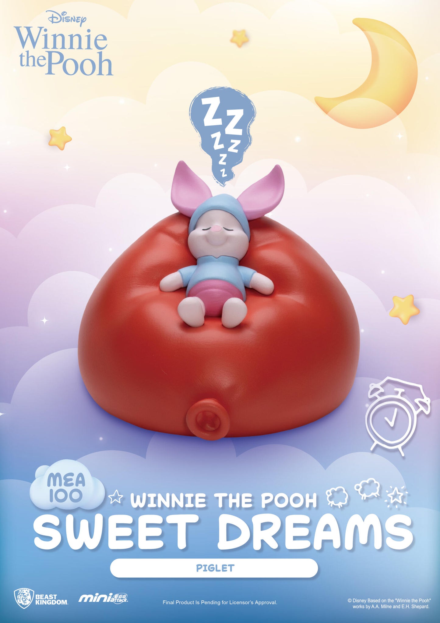 Beast Kingdom Mini Egg Attack Winnie the Pooh Sweet Dreams Blind Box Set (6 in the Assortment)