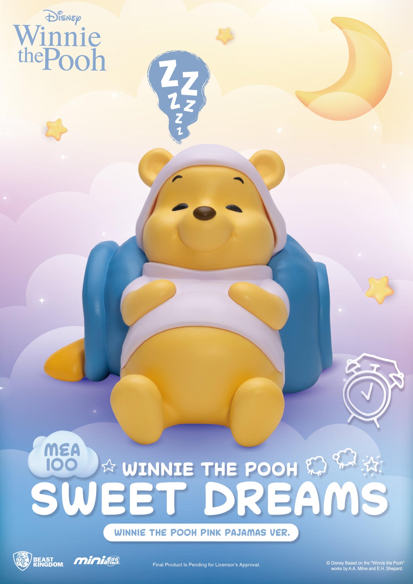 Beast Kingdom Mini Egg Attack Winnie the Pooh Sweet Dreams Blind Box Set (6 in the Assortment)