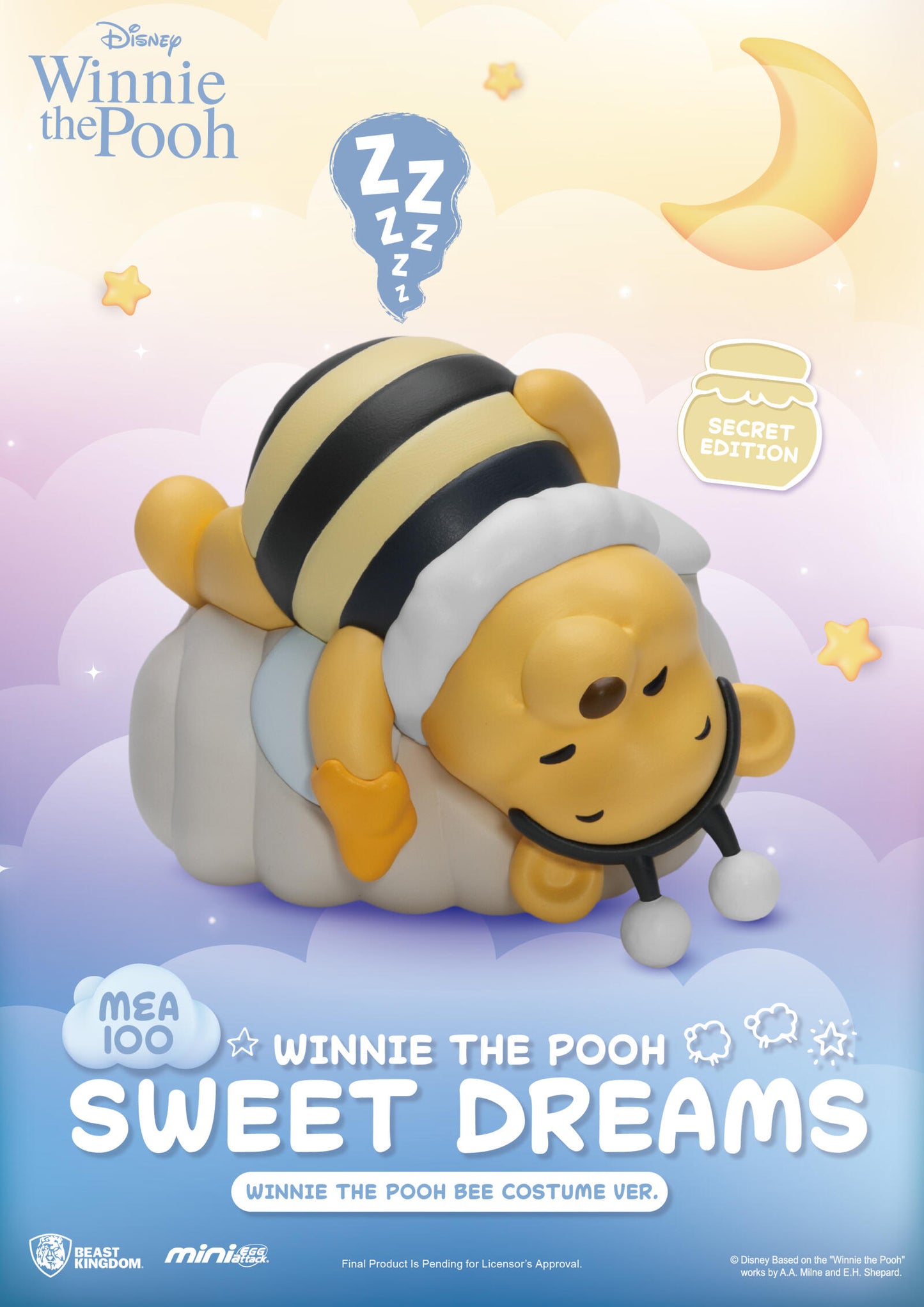 Beast Kingdom Mini Egg Attack Winnie the Pooh Sweet Dreams Blind Box Set (6 in the Assortment)