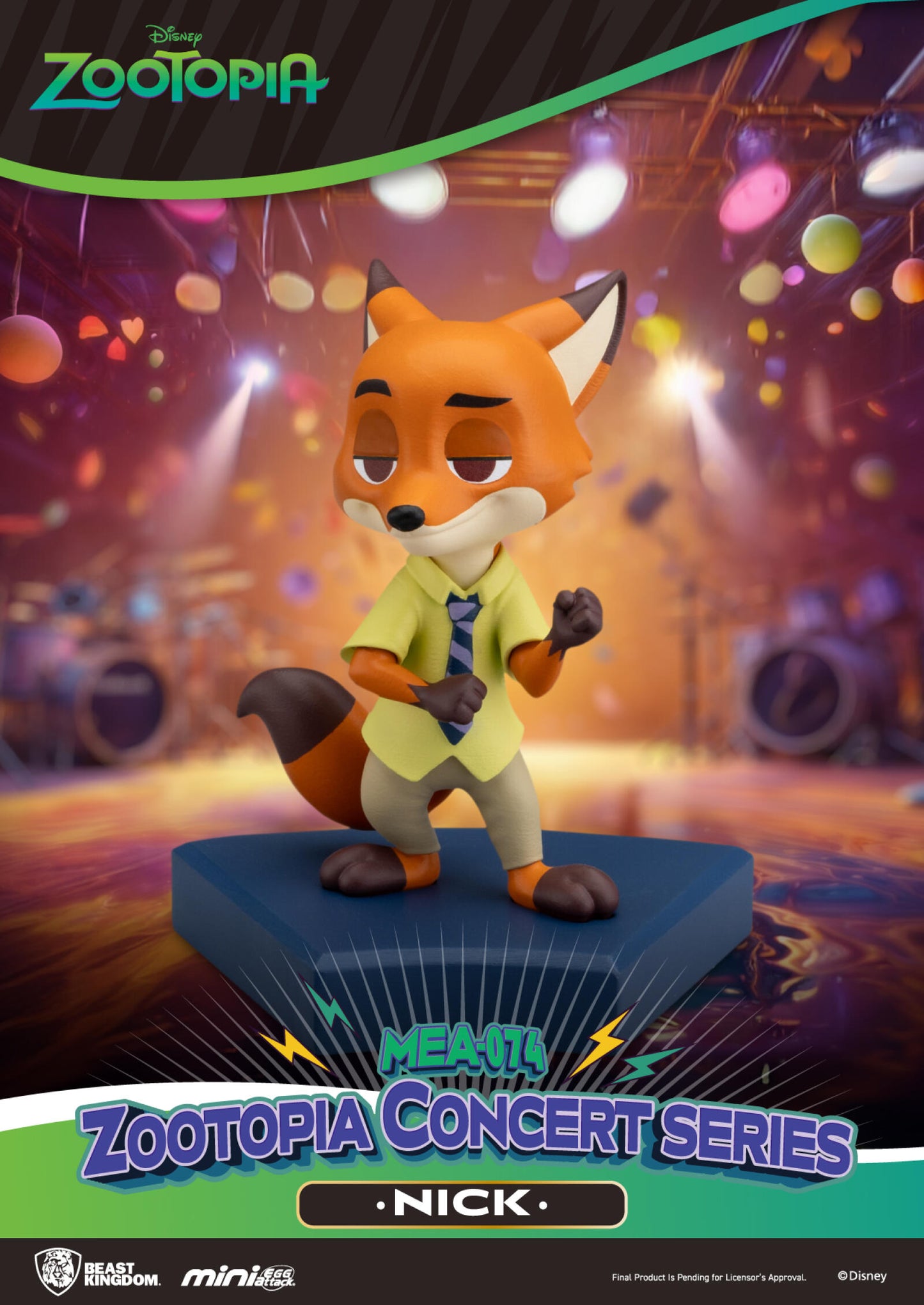 Beast Kingdom Mini Egg Attack Zootopia Concert Series Blind Box Set (6 in the Assortment)