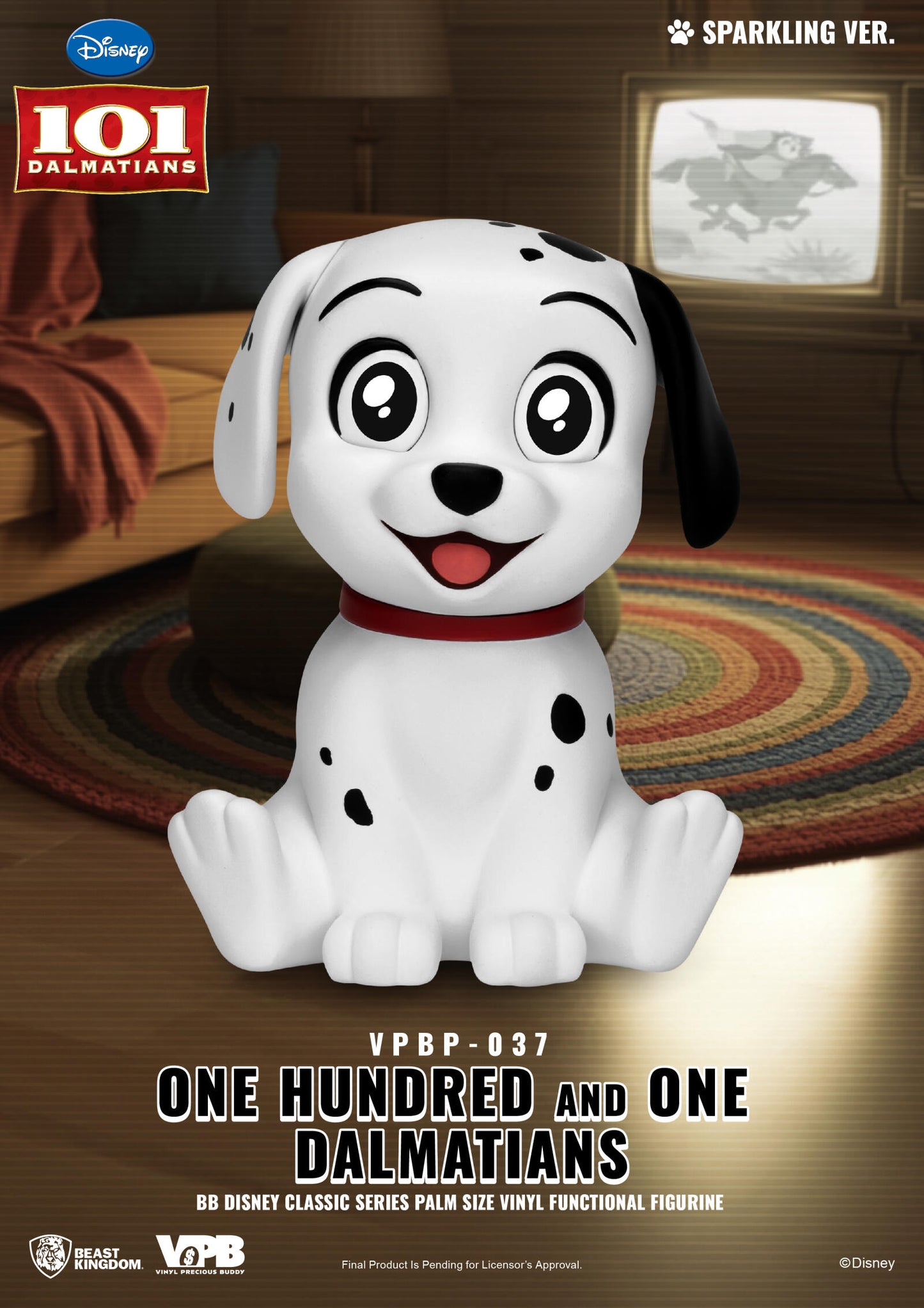 Beast Kingdom Piggy Bank Disney Classic Series Palm Size Vinyl Functional Figurine One Hundred and One Dalmatians Blind Box Set (4 in the Assortment)