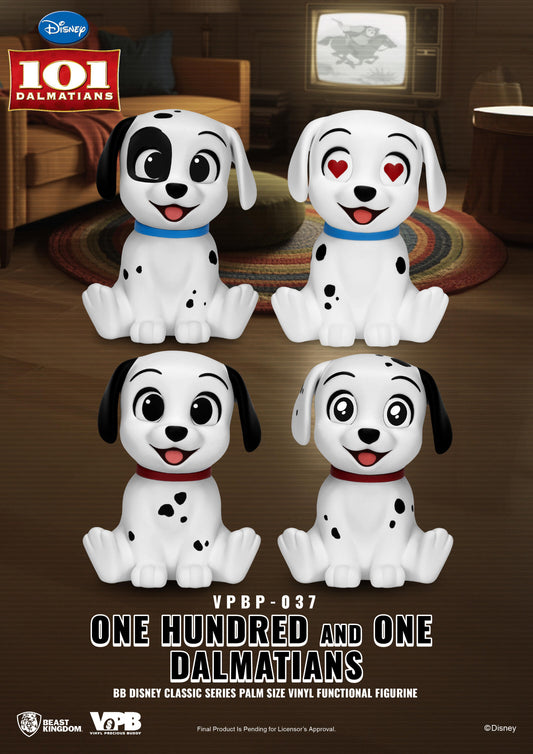 Beast Kingdom Piggy Bank Disney Classic Series Palm Size Vinyl Functional Figurine One Hundred and One Dalmatians Blind Box Set (4 in the Assortment)