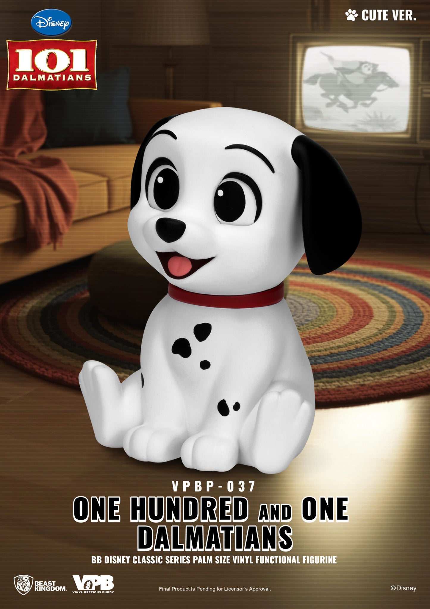 Beast Kingdom Piggy Bank Disney Classic Series Palm Size Vinyl Functional Figurine One Hundred and One Dalmatians Blind Box Set (4 in the Assortment)