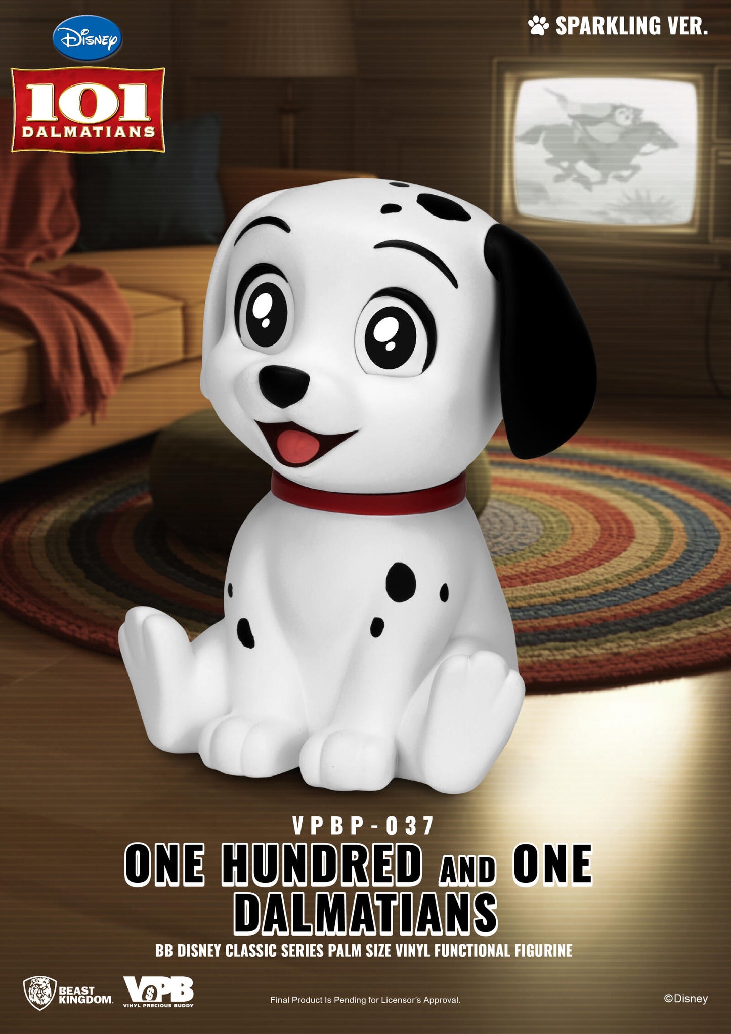 Beast Kingdom Piggy Bank Disney Classic Series Palm Size Vinyl Functional Figurine One Hundred and One Dalmatians Blind Box Set (4 in the Assortment)