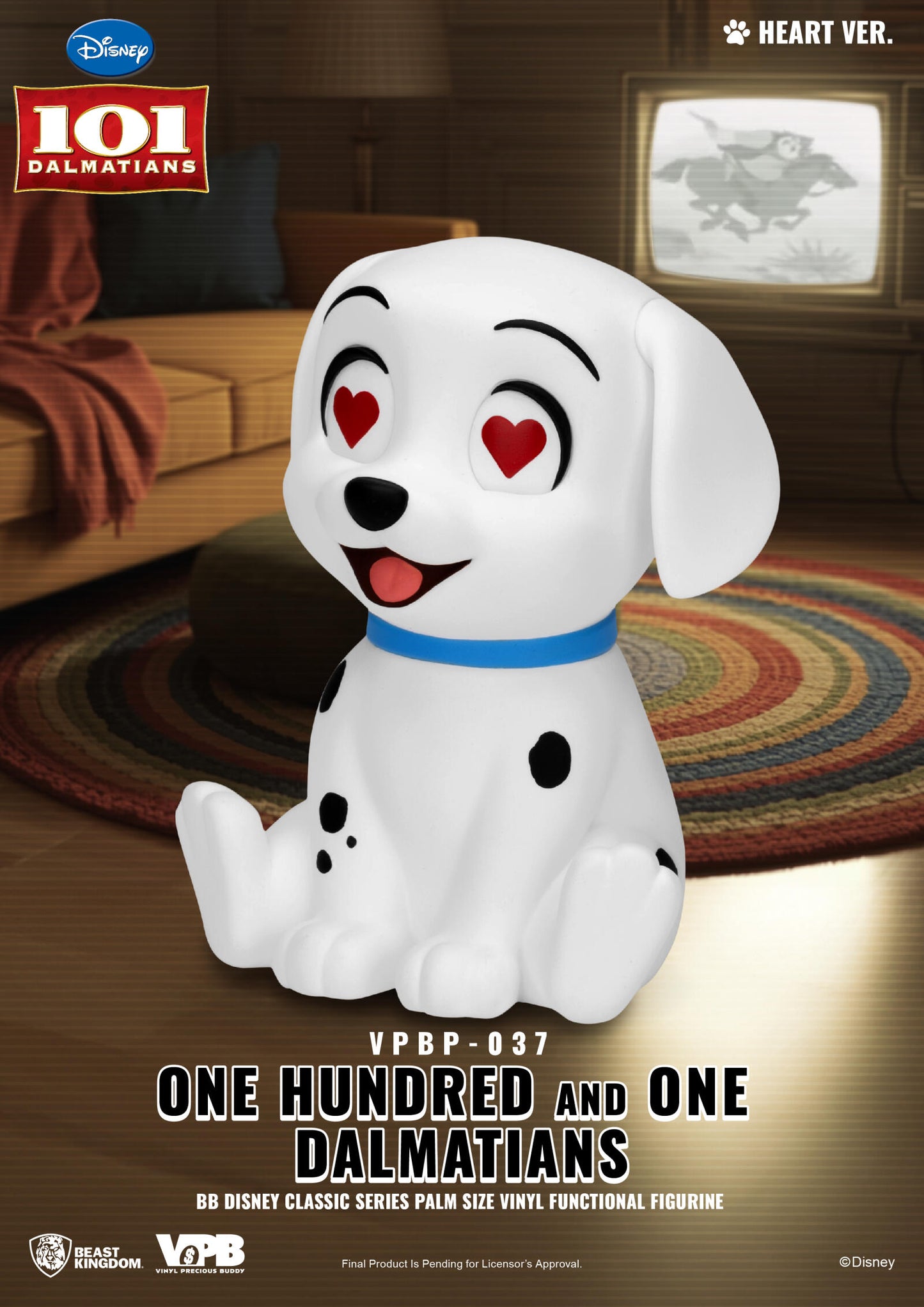Beast Kingdom Piggy Bank Disney Classic Series Palm Size Vinyl Functional Figurine One Hundred and One Dalmatians Blind Box Set (4 in the Assortment)