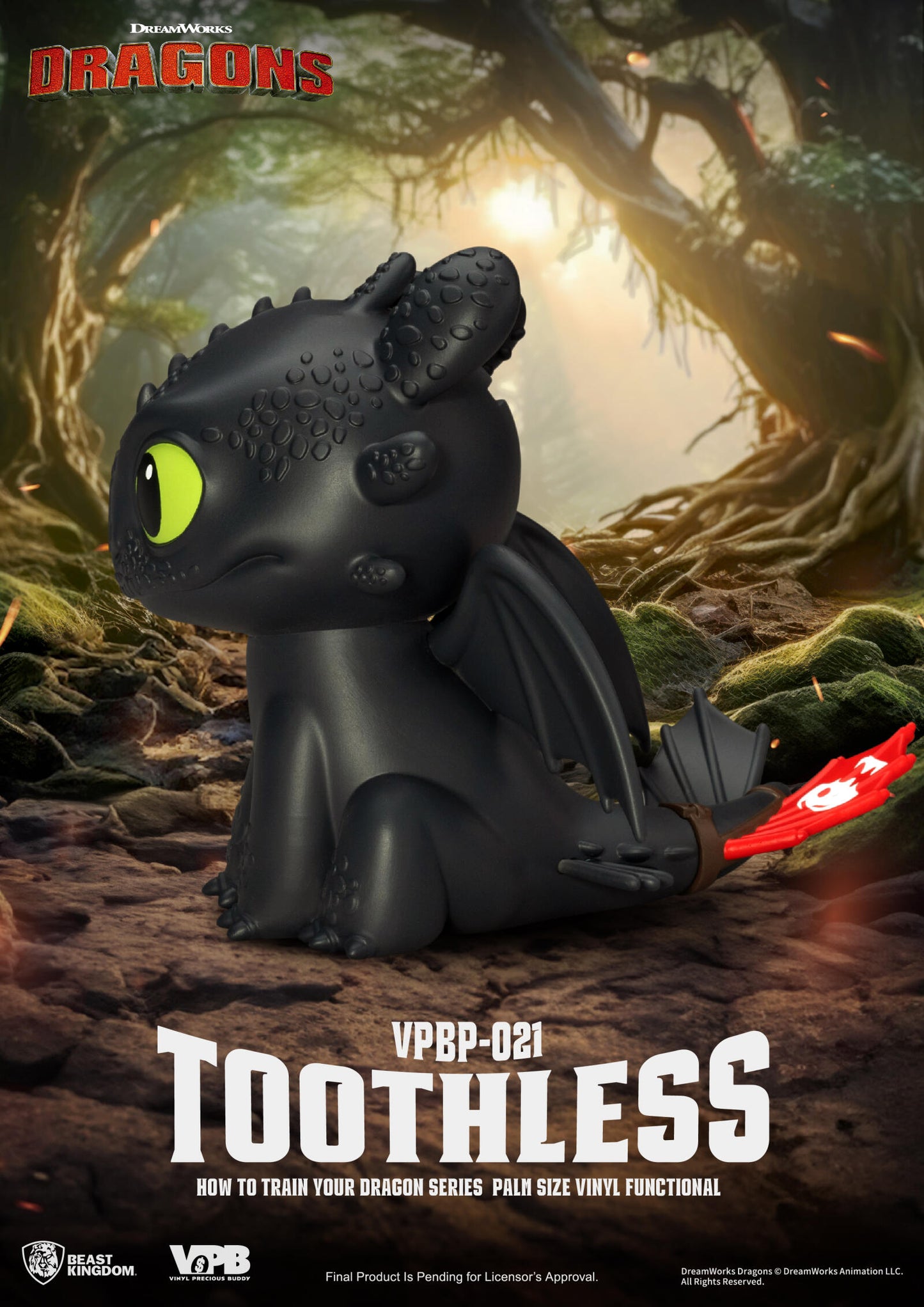 Beast Kingdom Piggy Bank How to Train Your Dragon Palm Size Vinyl Functional Figurine Toothless