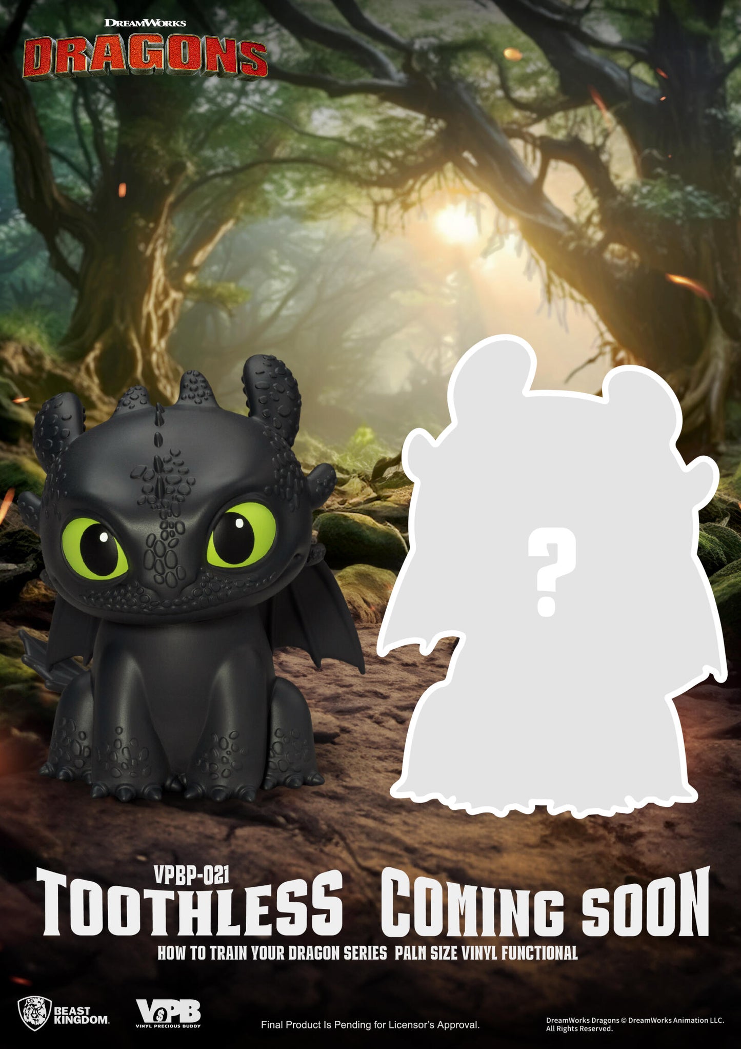 Beast Kingdom Piggy Bank How to Train Your Dragon Palm Size Vinyl Functional Figurine Toothless