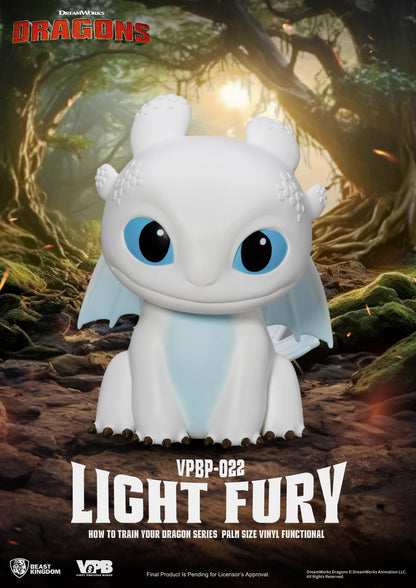 Beast Kingdom Piggy Bank How to Train Your Dragon Palm Size Vinyl Functional Figurine Light Fury