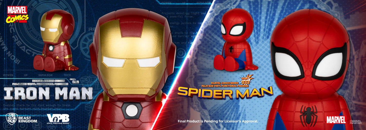 Beast Kingdom Piggy Bank MARVEL COMICS Series Palm Size Vinyl Functional Figurine Ironman