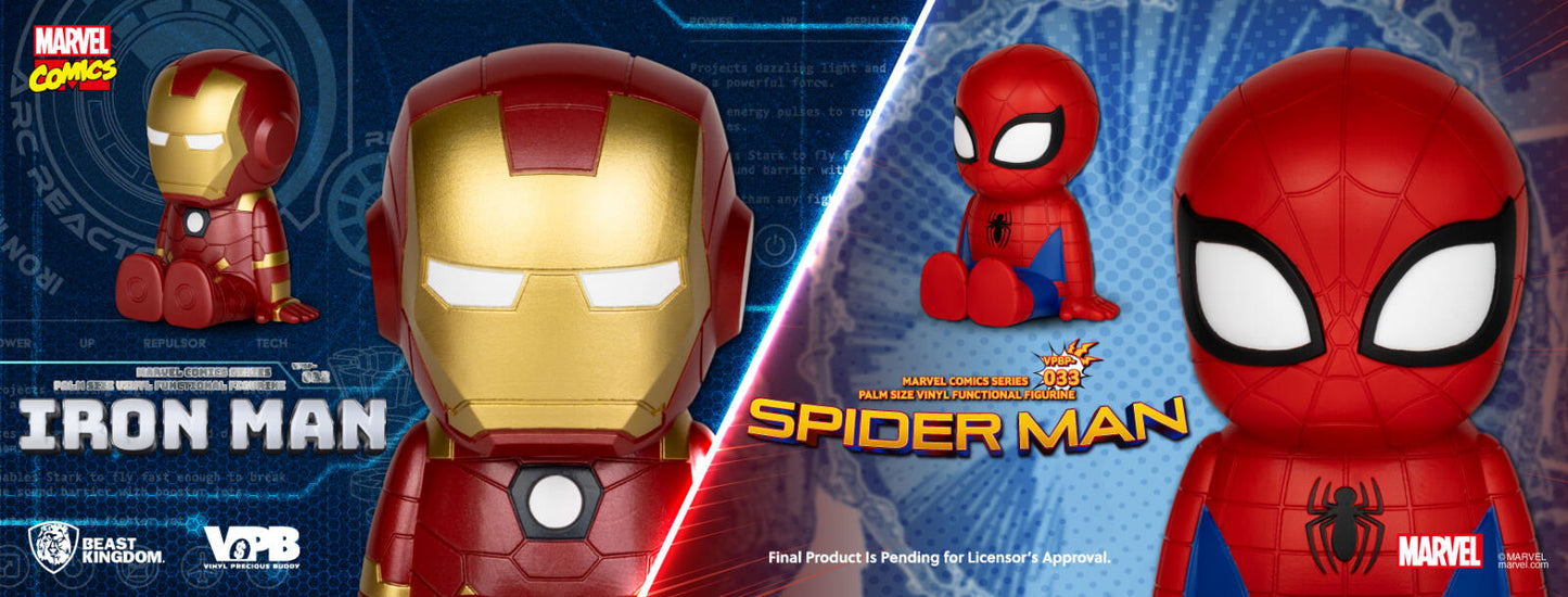 Beast Kingdom Piggy Bank MARVEL COMICS Series Palm Size Vinyl Functional Figurine Spiderman