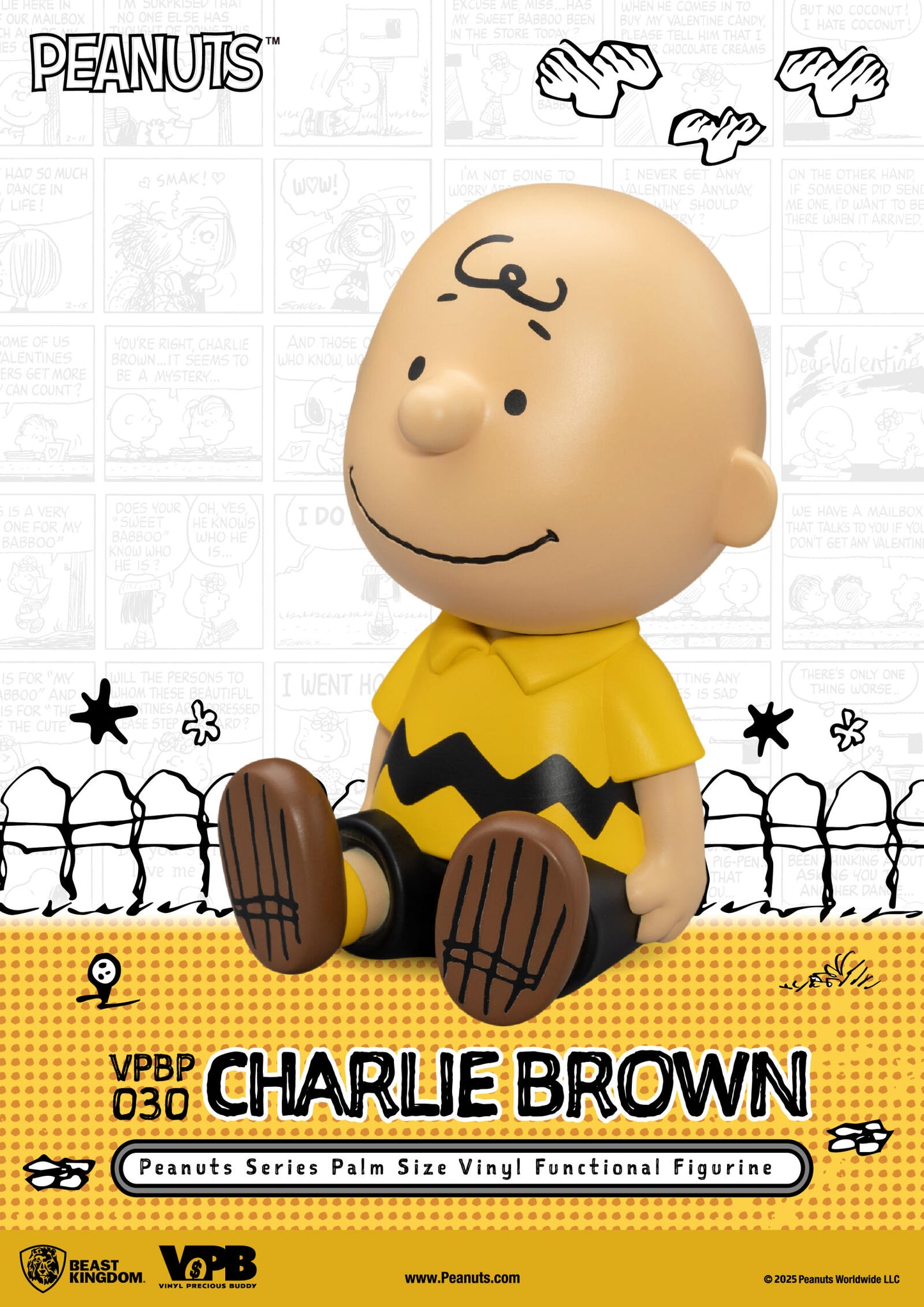 Beast Kingdom Piggy Bank Peanuts Series Palm Size Vinyl Functional Figurine Charlie Brown