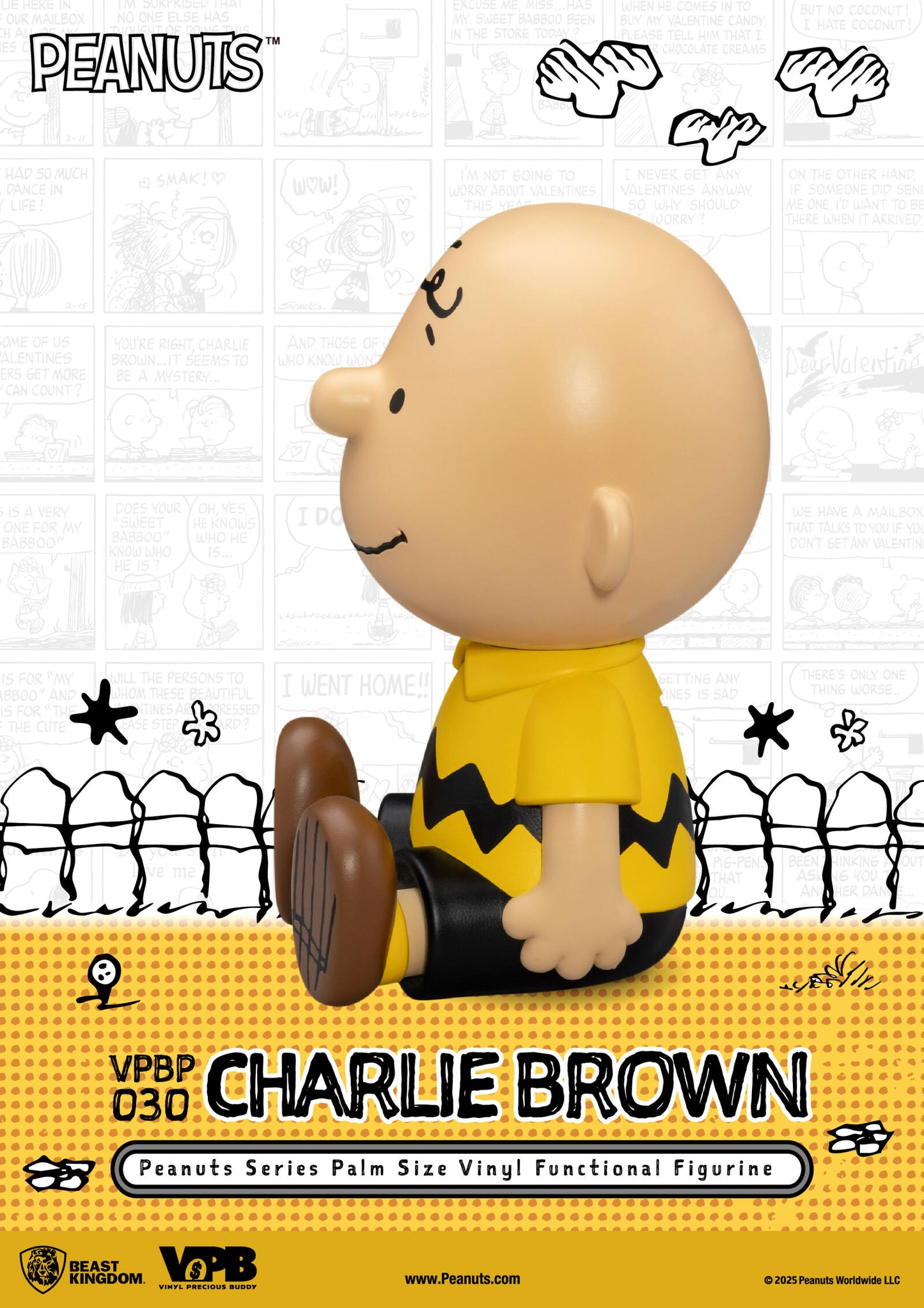 Beast Kingdom Piggy Bank Peanuts Series Palm Size Vinyl Functional Figurine Charlie Brown