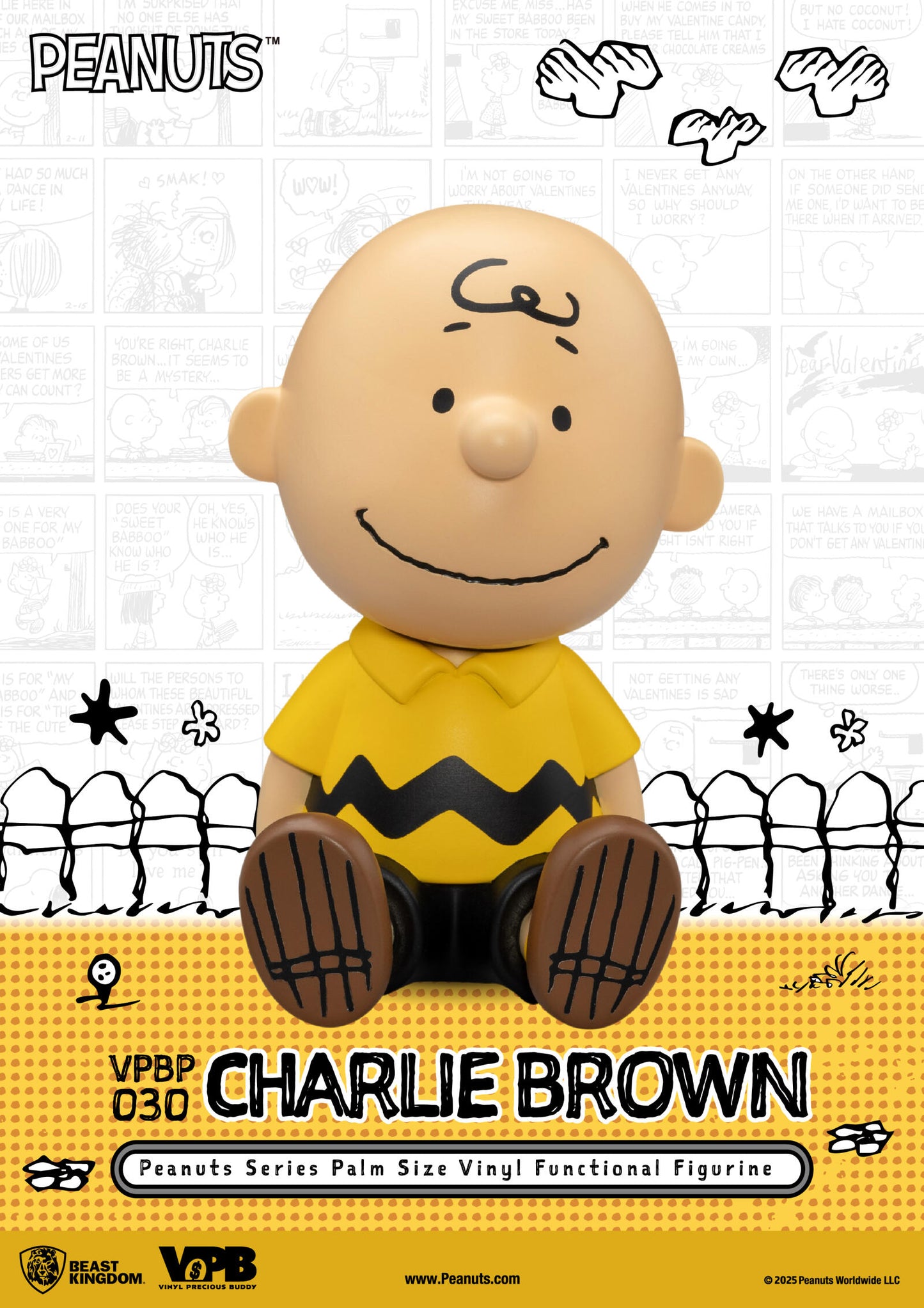 Beast Kingdom Piggy Bank Peanuts Series Palm Size Vinyl Functional Figurine Charlie Brown
