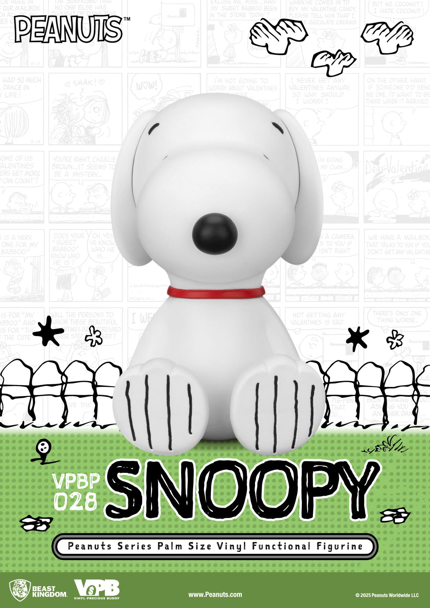 Beast Kingdom Piggy Bank Peanuts Series Palm Size Vinyl Functional Figurine Snoopy