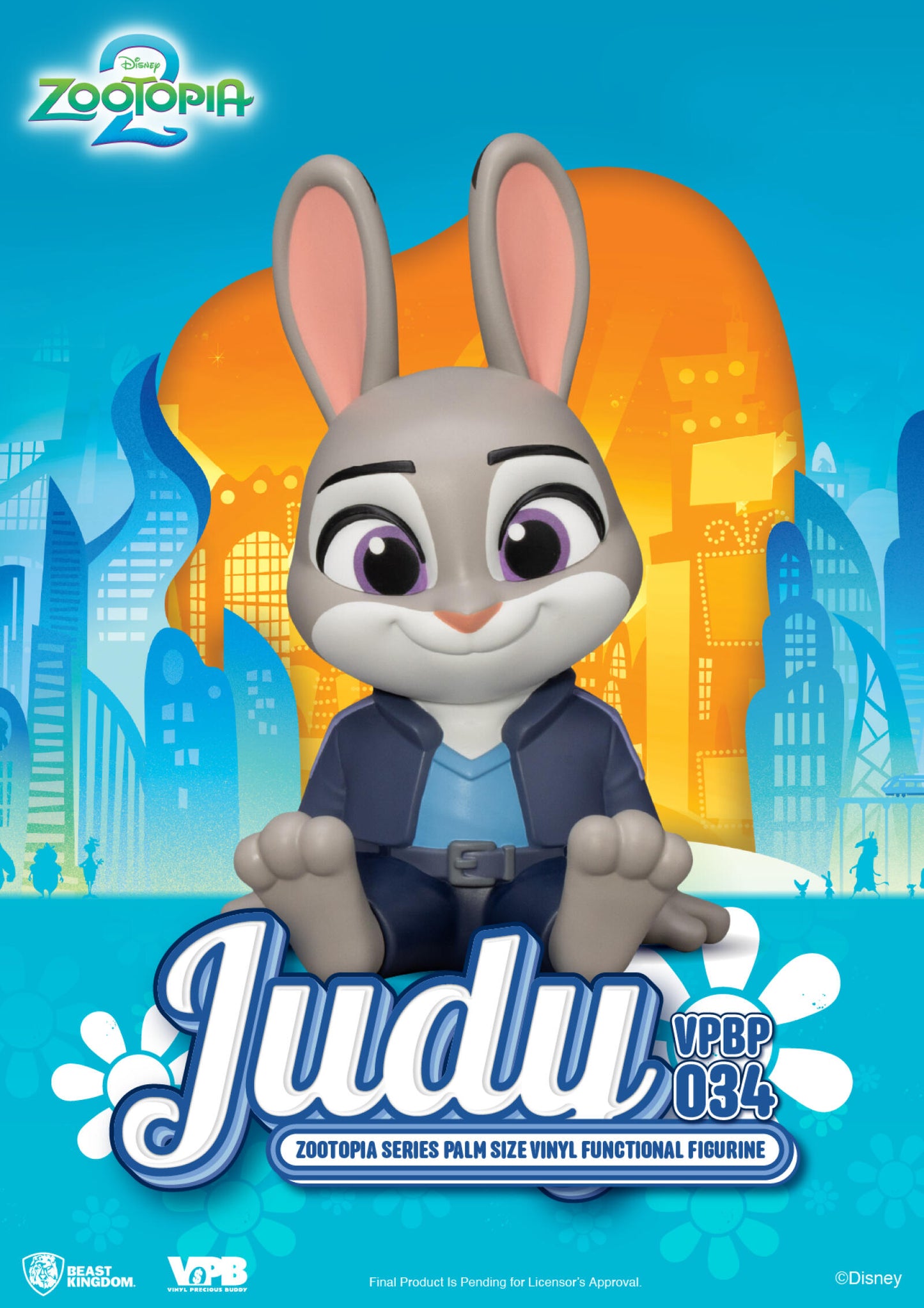Beast Kingdom Piggy Bank Zootopia Series Palm Size Vinyl Functional Figurine Judy