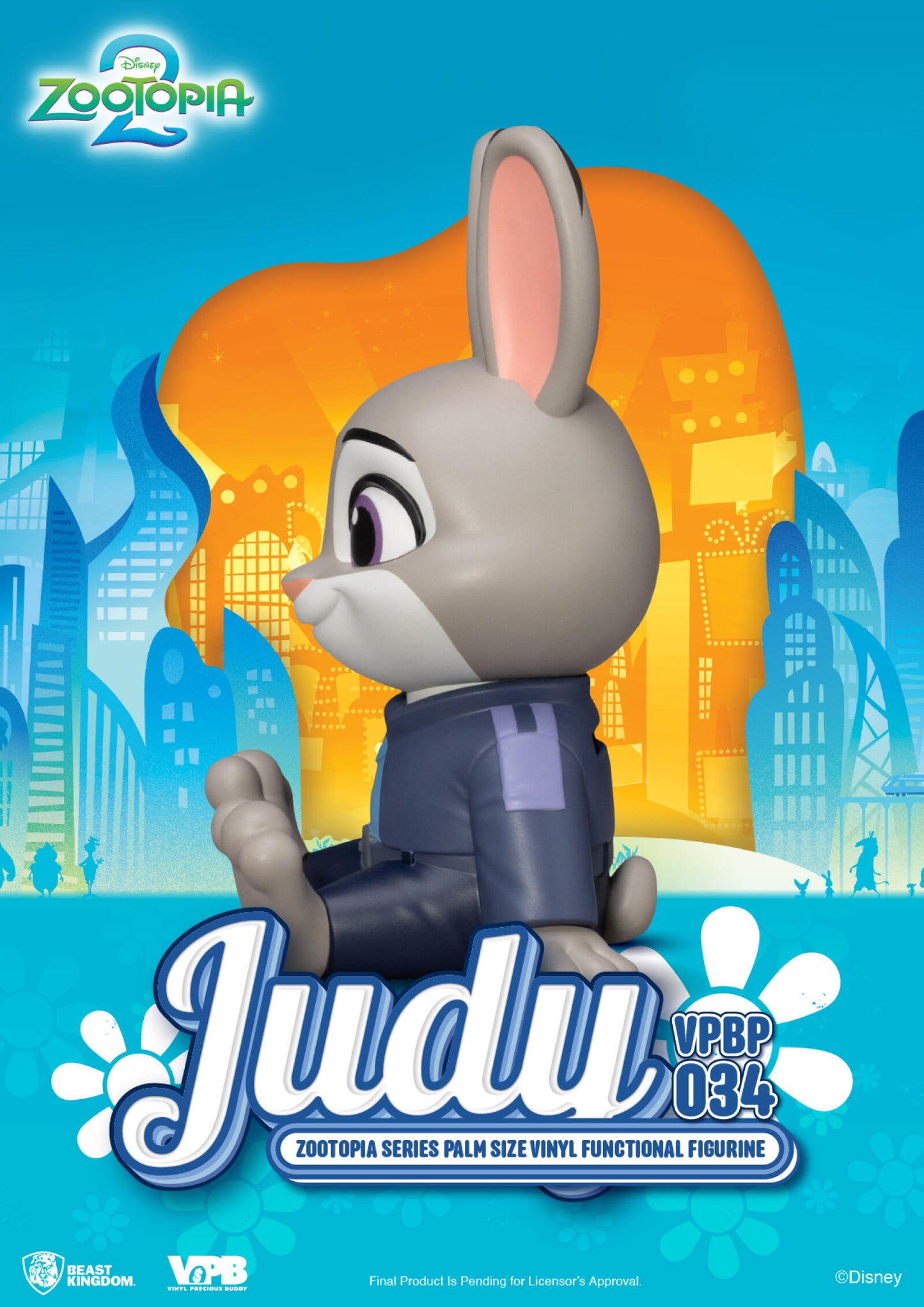 Beast Kingdom Piggy Bank Zootopia Series Palm Size Vinyl Functional Figurine Judy