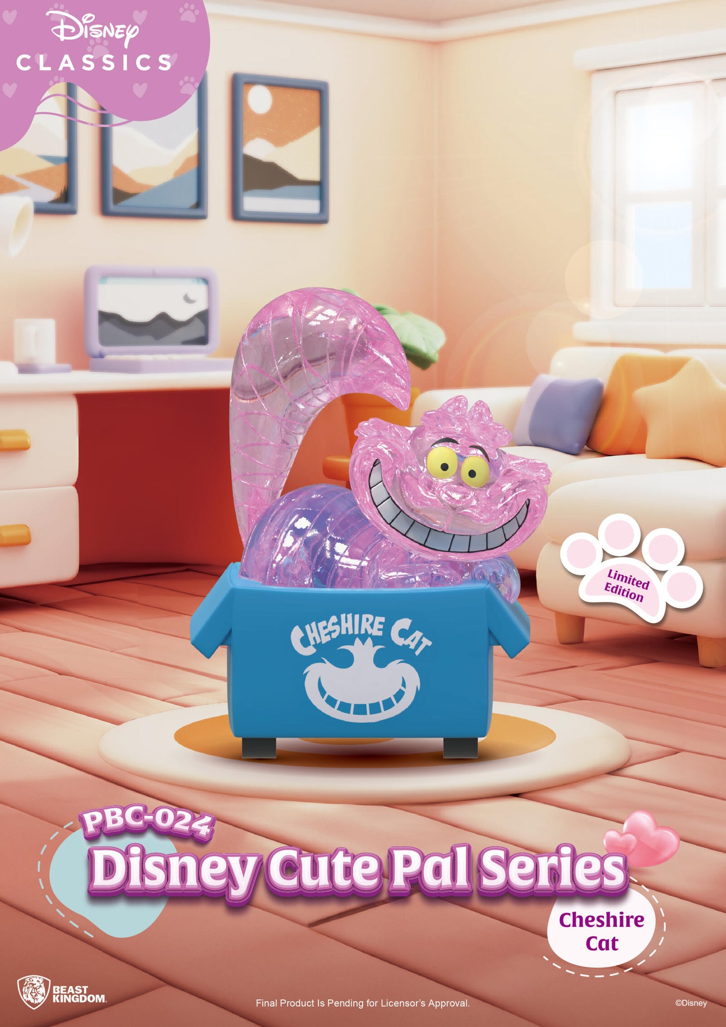 Beast Kingdom Pull Back Disney Cute Pal Series Car Blind Box Set (6 in the Assortment)