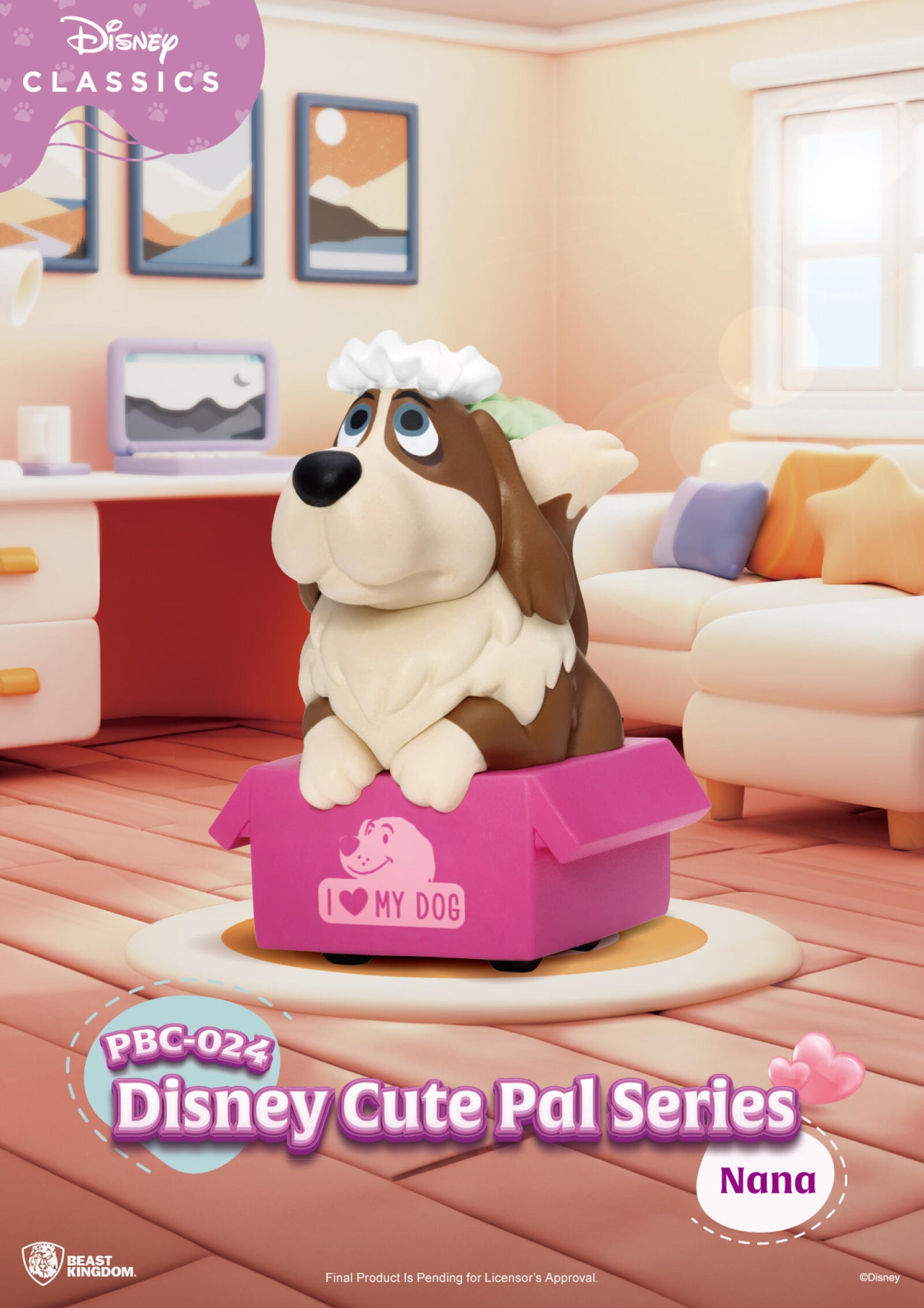 Beast Kingdom Pull Back Disney Cute Pal Series Car Blind Box Set (6 in the Assortment)
