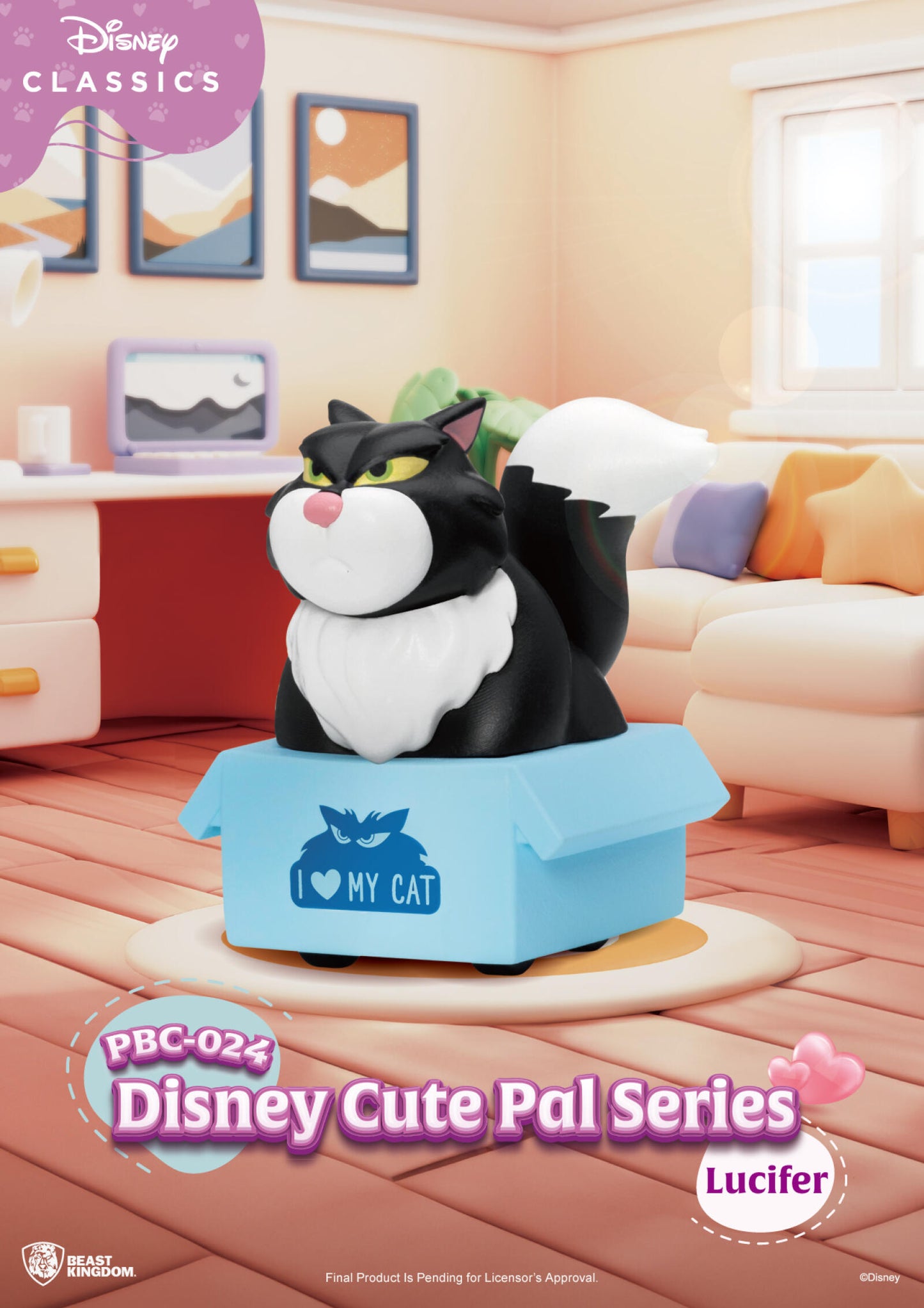 Beast Kingdom Pull Back Disney Cute Pal Series Car Blind Box Set (6 in the Assortment)