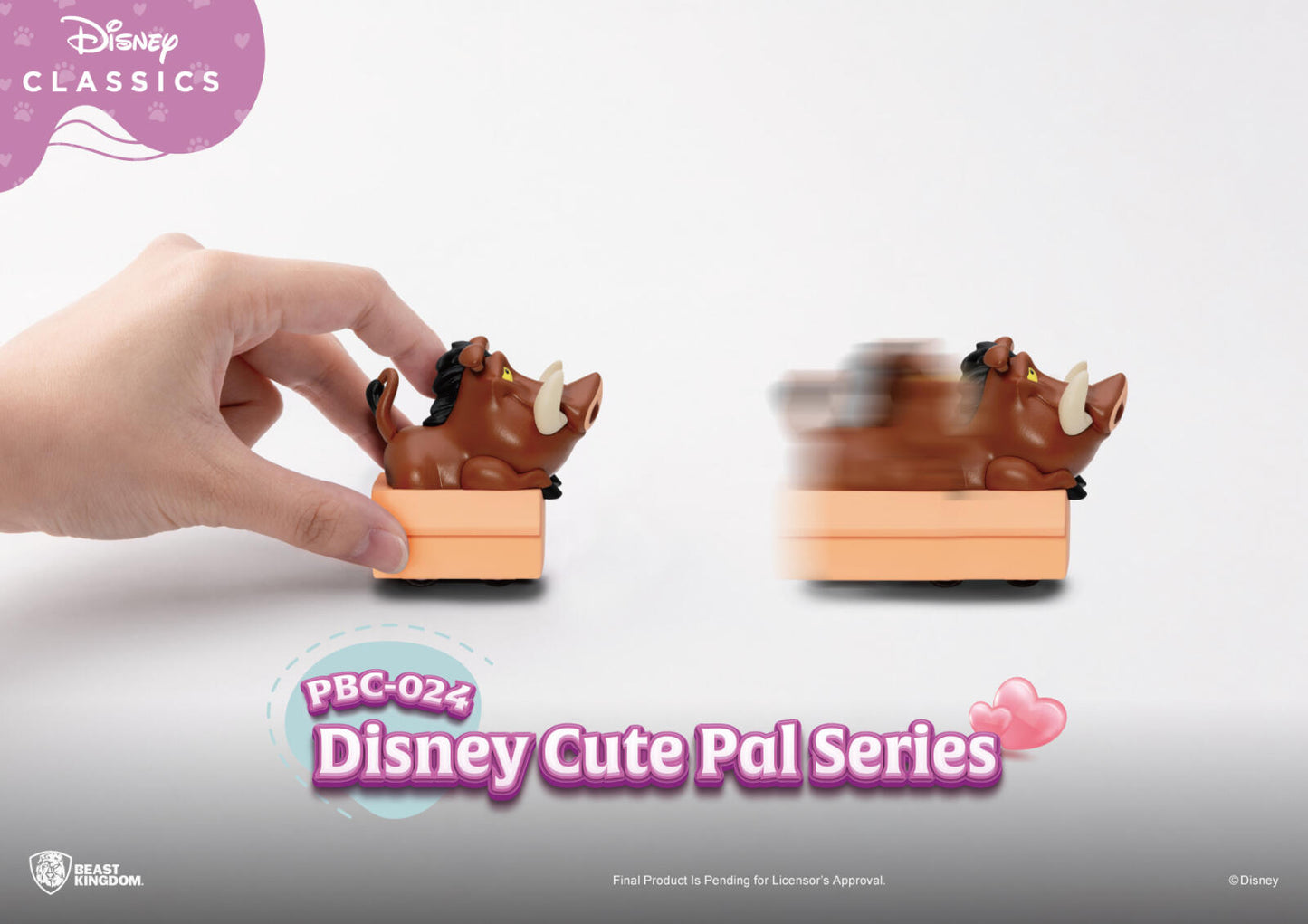 Beast Kingdom Pull Back Disney Cute Pal Series Car Blind Box Set (6 in the Assortment)