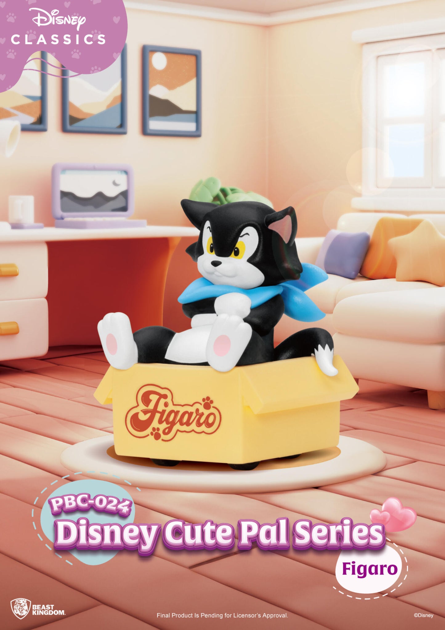 Beast Kingdom Pull Back Disney Cute Pal Series Car Blind Box Set (6 in the Assortment)