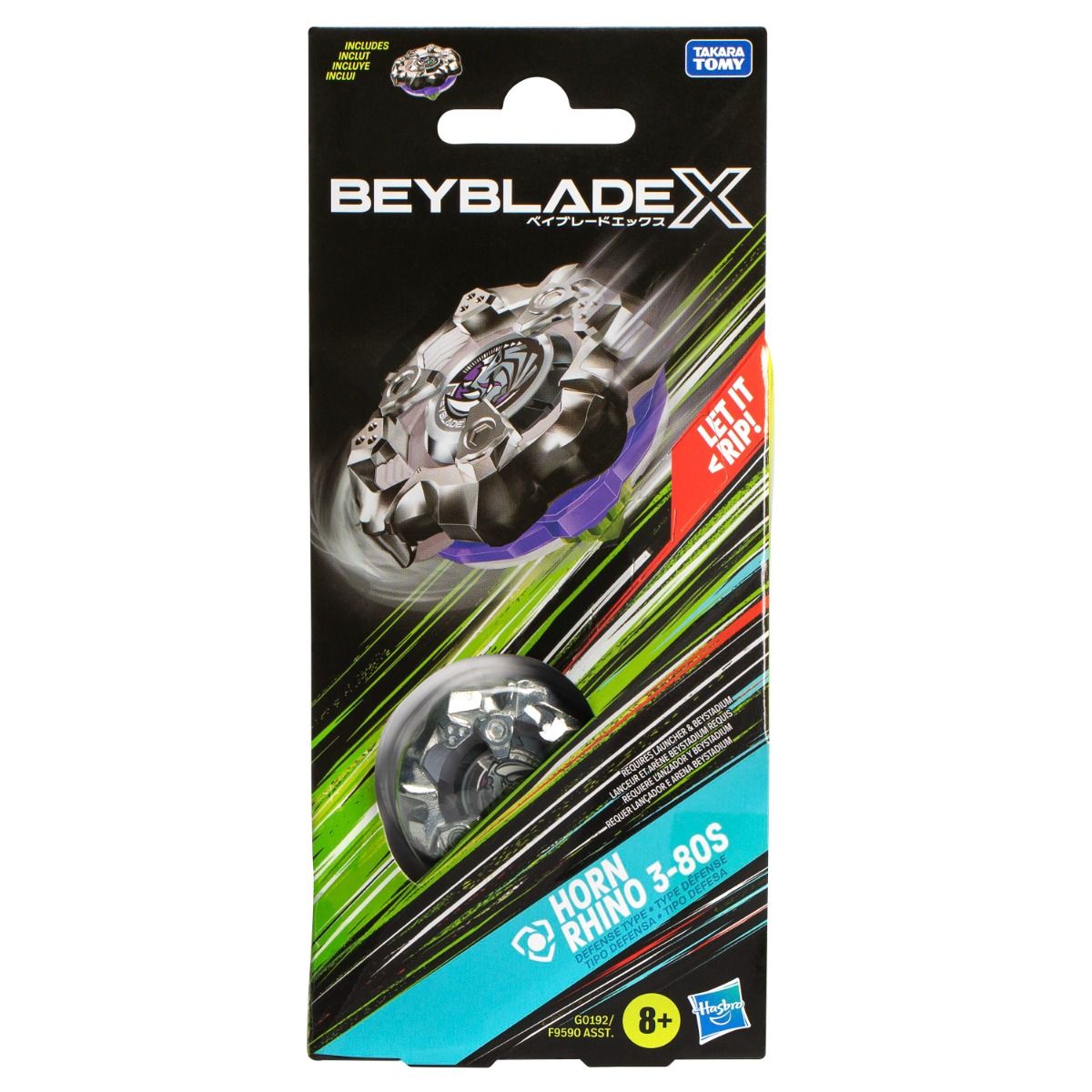Beyblade - X - Horn Rhino 3-80s