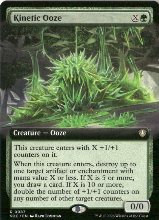 Kinetic Ooze (Extended Art) - Commander: Secrets of Strixhaven