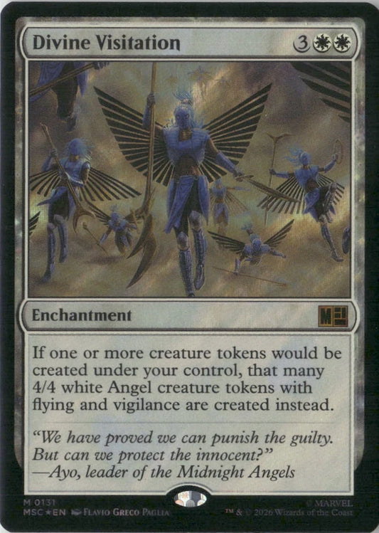 Scan Image | Divine Visitation (Surge Foil) - Commander: Marvel Super Heroes | [57FC8ED1]