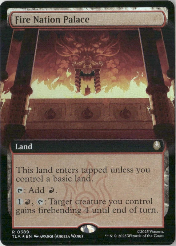 Scan Image | Fire Nation Palace (Extended Art) - Avatar: The Last Airbender | [2CC7CF5F]