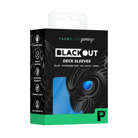 Blackout Deck Sleeves Blue - 100pc