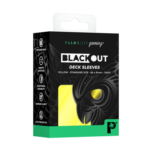 Blackout Deck Sleeves Yellow - 100pc