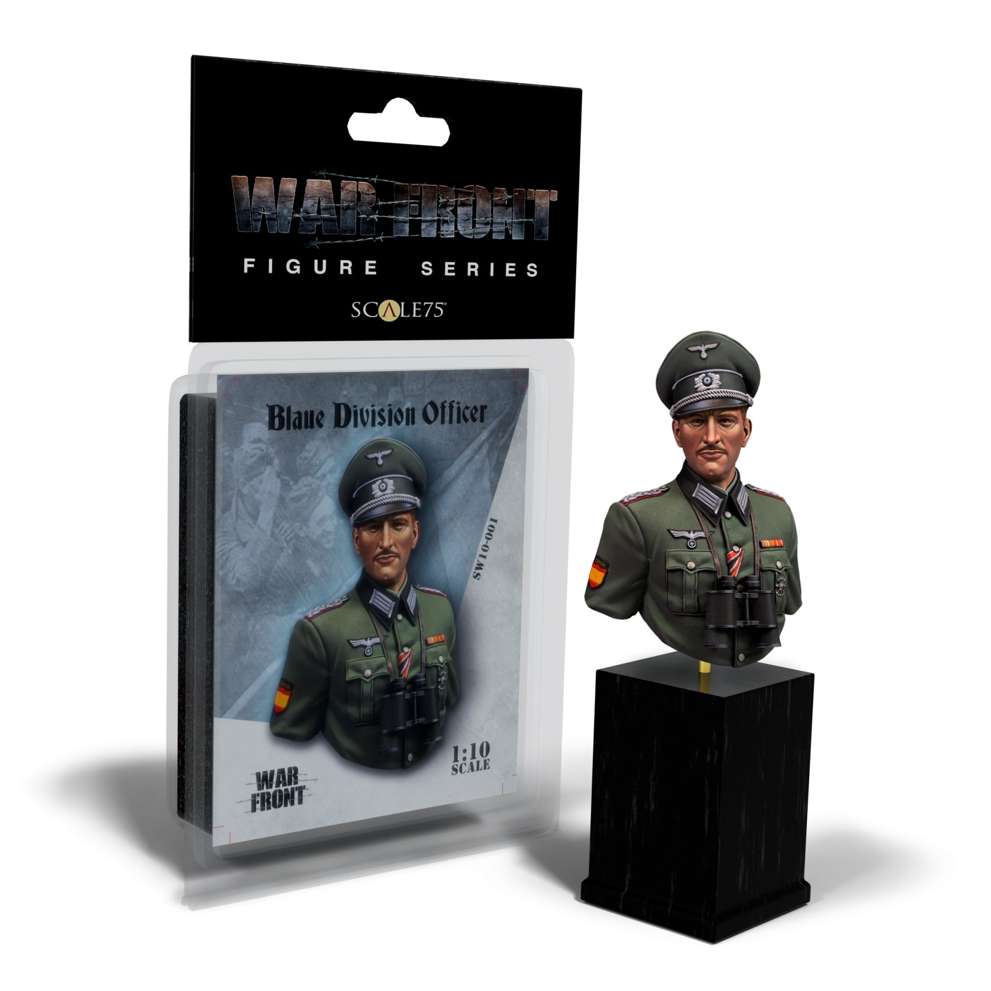 Scale 75 Busts - Warfront - Blaue Division Officer 1:10