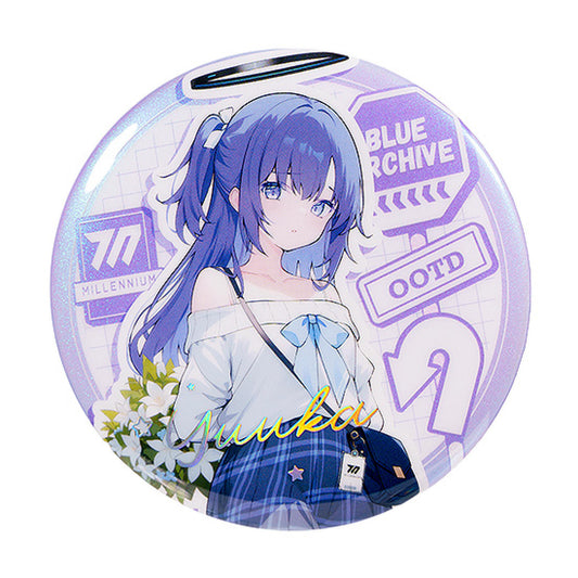 Blue Archive Holiday Saunter Series 75mm Badge Yuuka