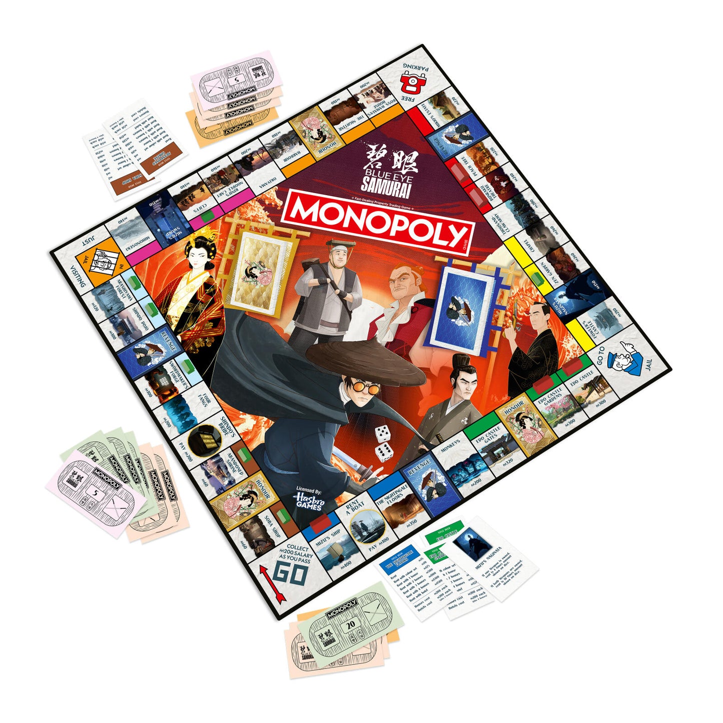 Blue Eye Samurai Monopoly