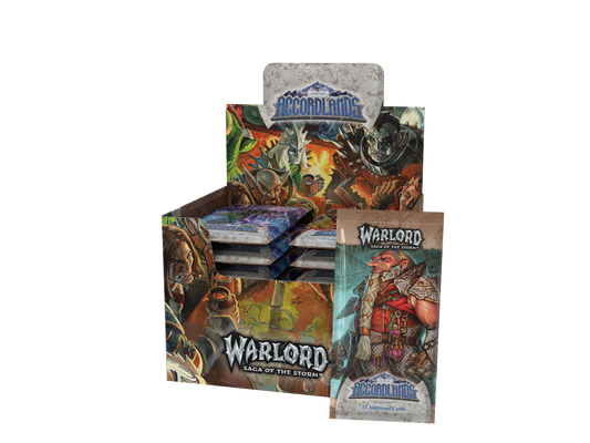Warlord - Saga of the Storm - Into the Accordlands Booster Display