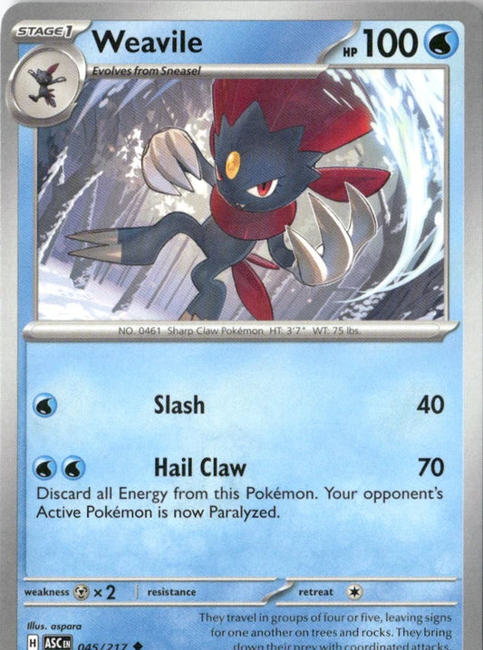 Weavile - 045/217 - ME: Ascended Heroes