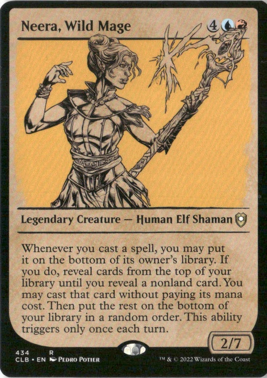 Neera, Wild Mage (Showcase) - Commander Legends: Battle for Baldur's Gate