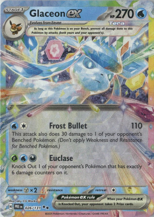 Glaceon ex - 026/131 - SV: Prismatic Evolutions